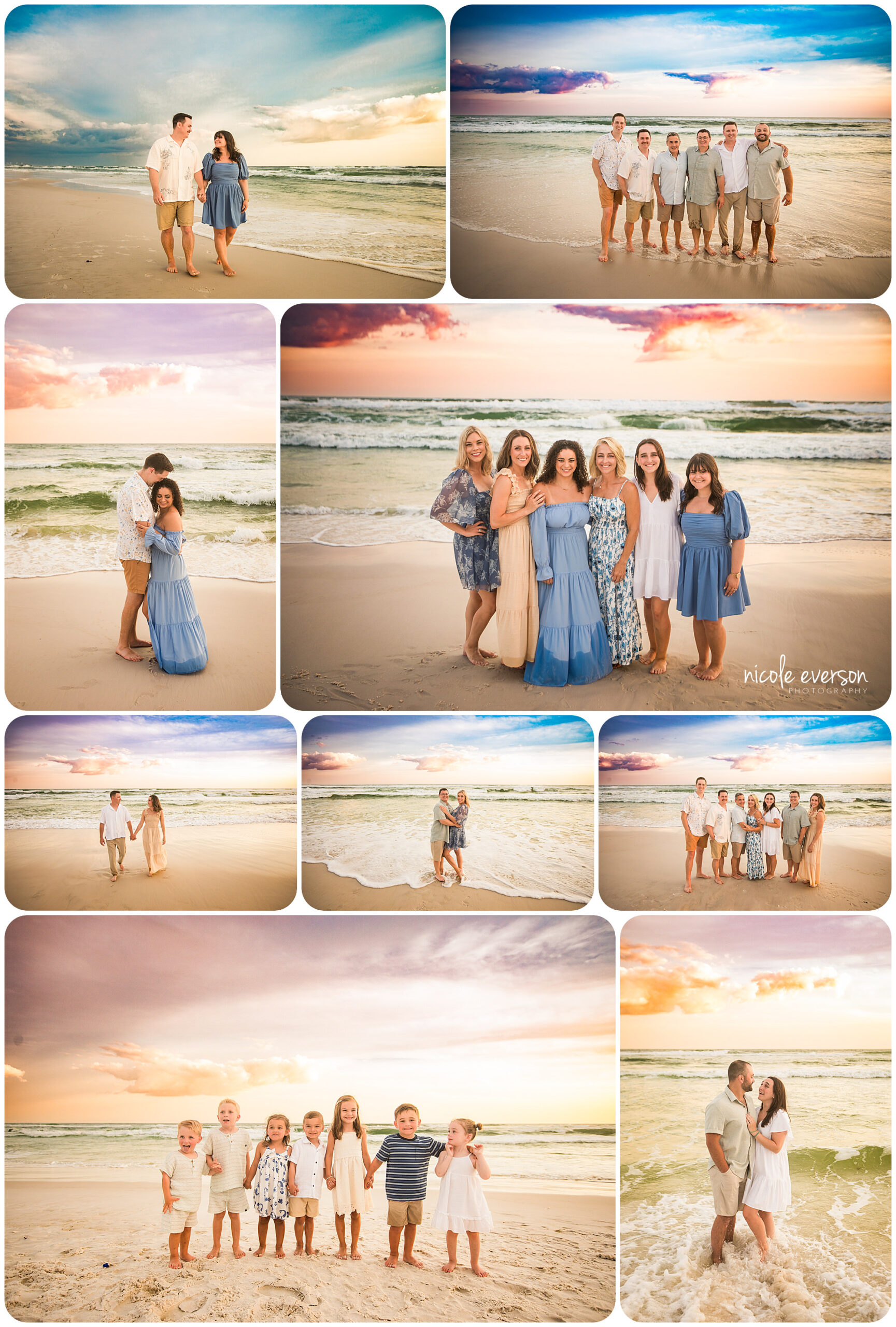 Seaside Florida | Vacation family beach portraits