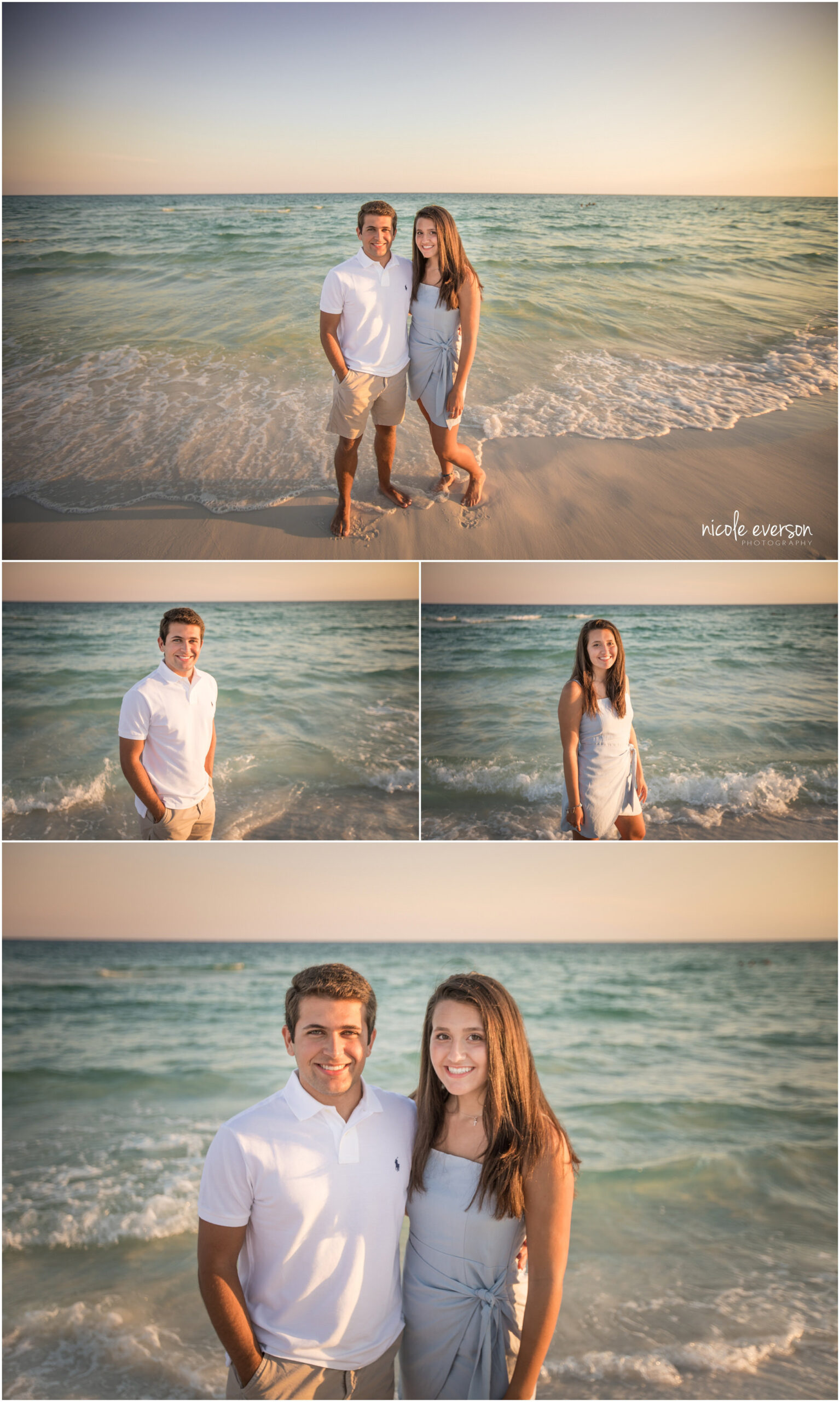 watercolor beach family photographer