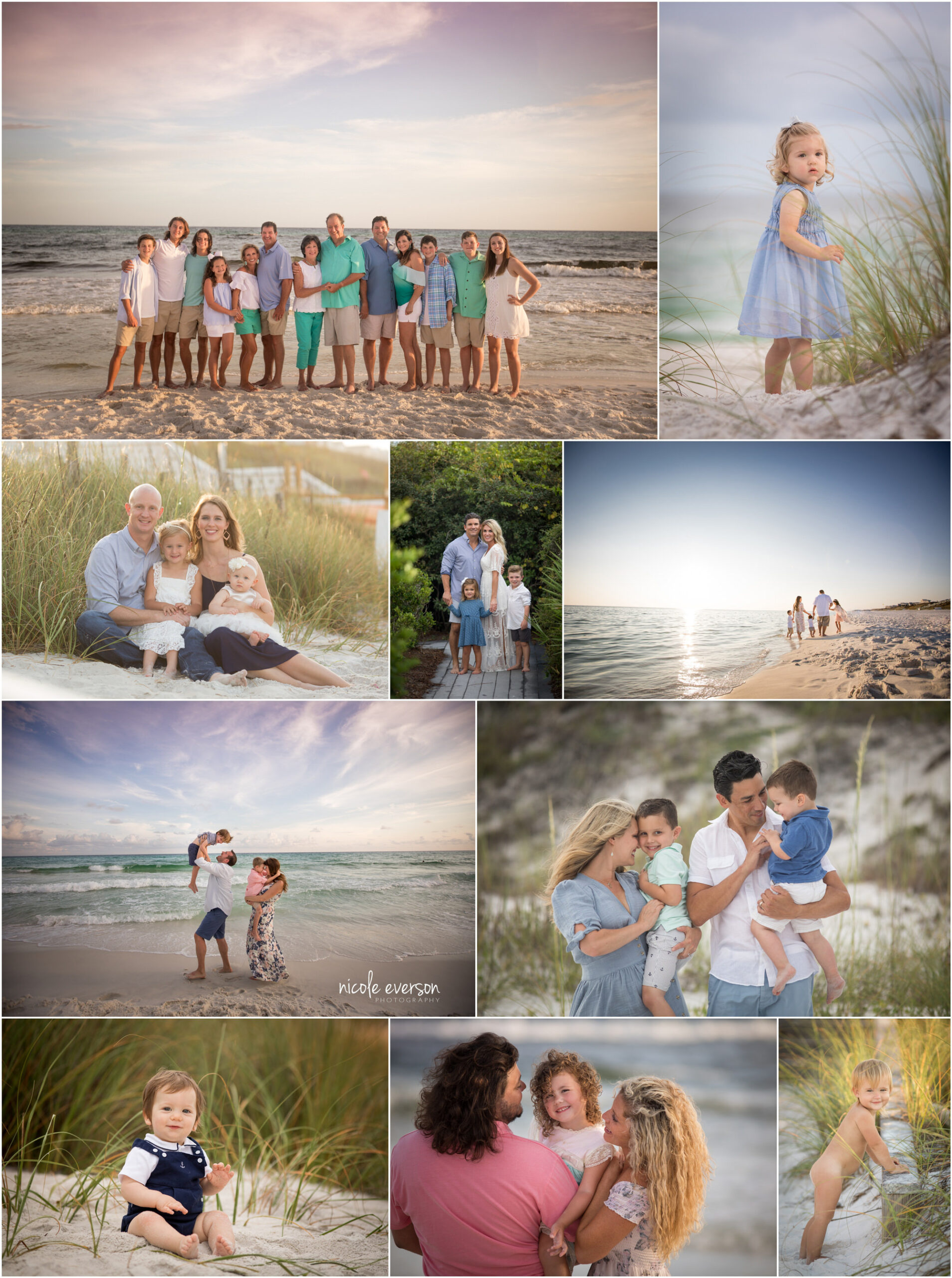 Destin family photographer Nicole Everson Photography offers family and senior photography on Destin beaches