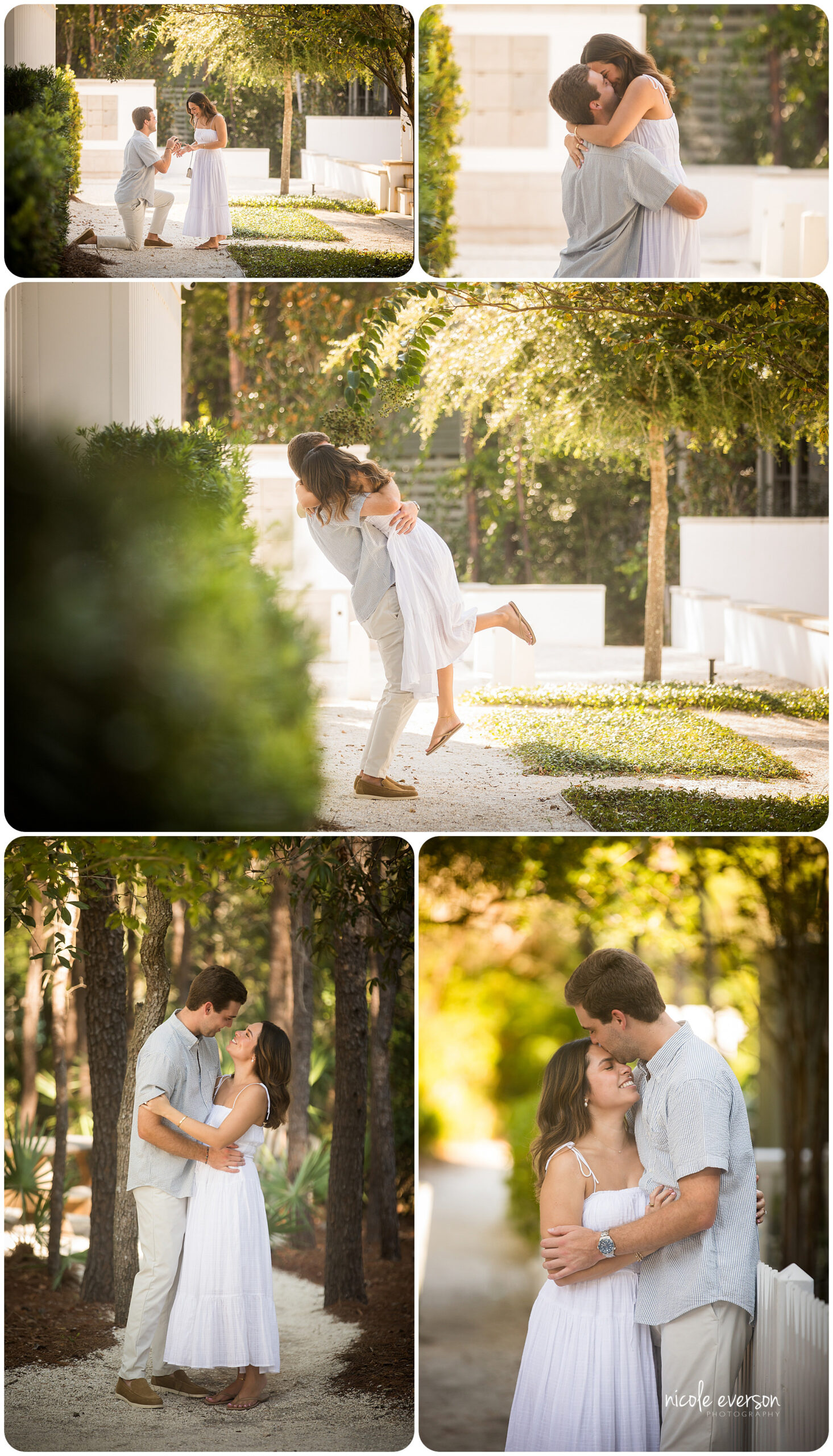 Seaside proposal photographer