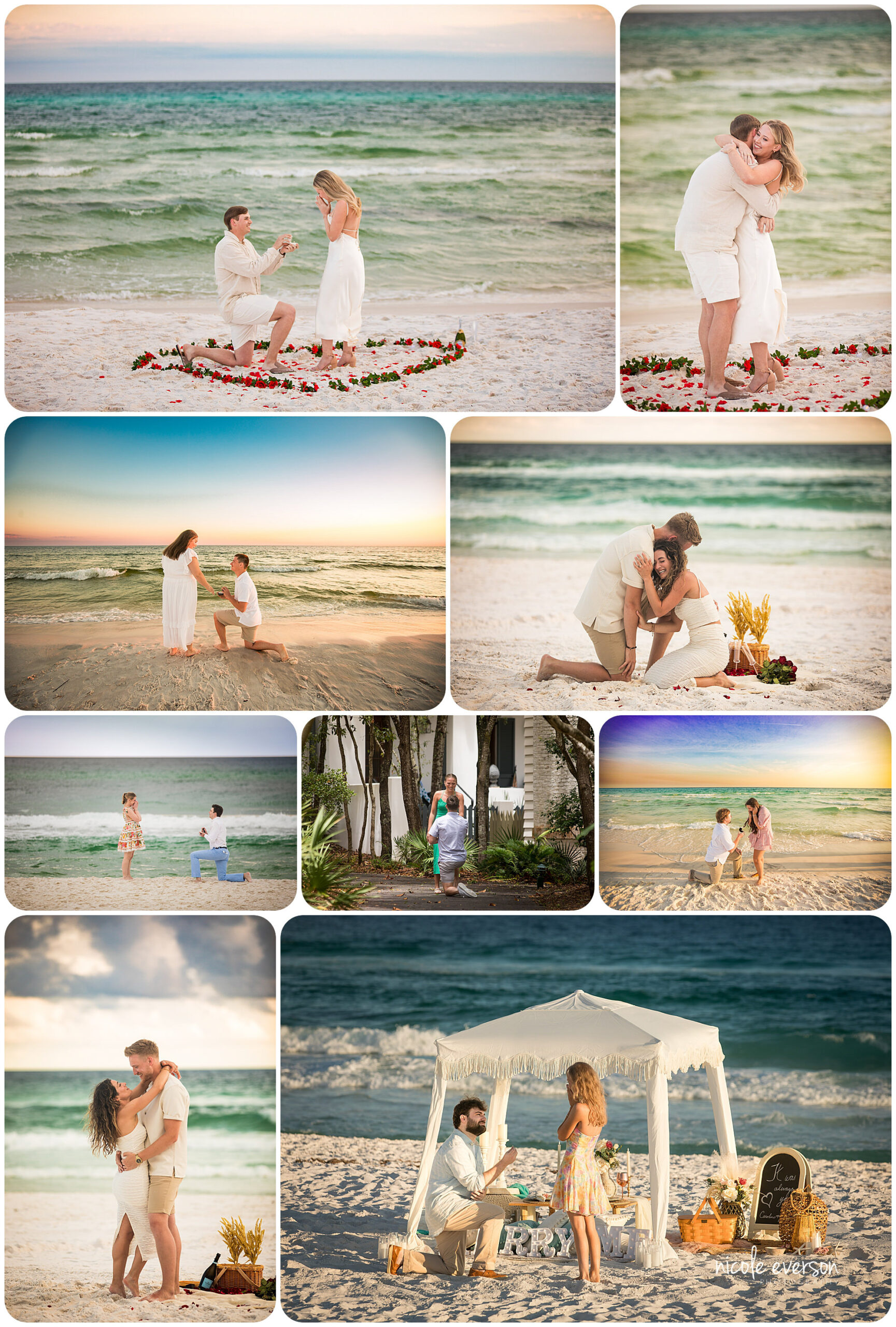 inlet beach proposal photographer