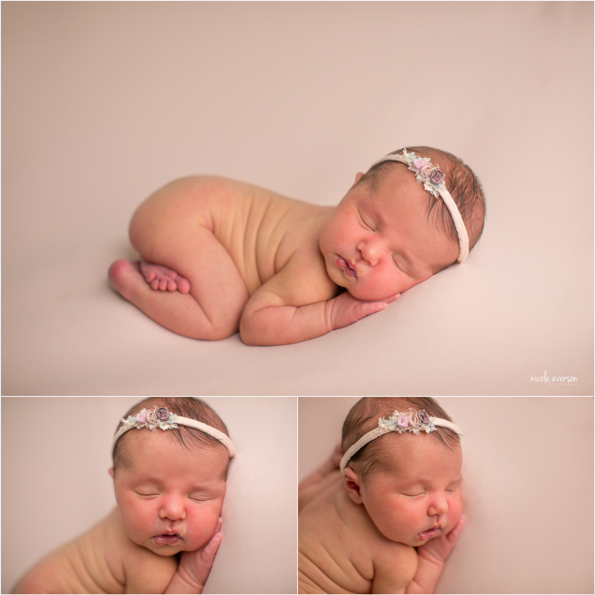 newborn photography session posing flow of poses