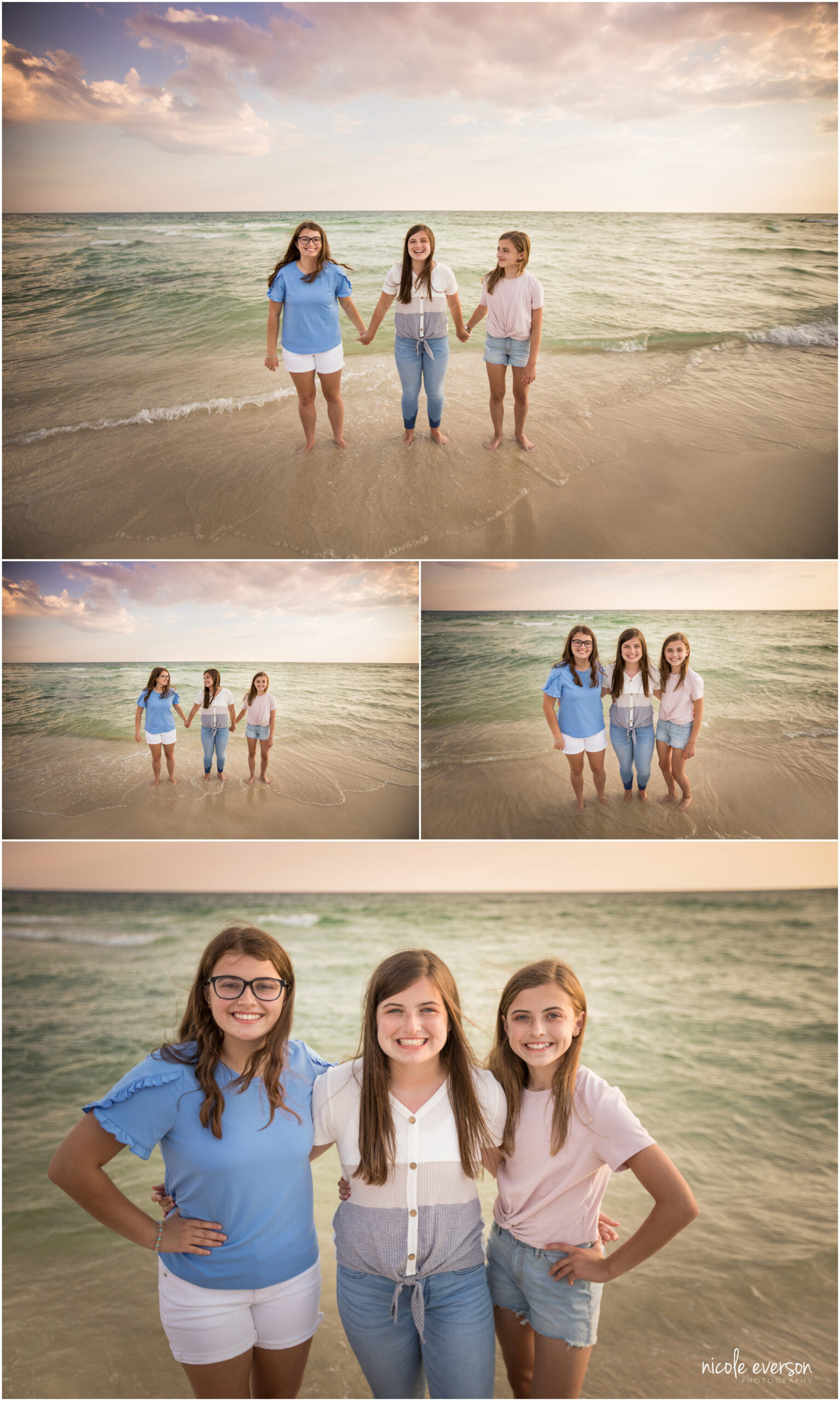 family beach photography by Nicole Everson Photography