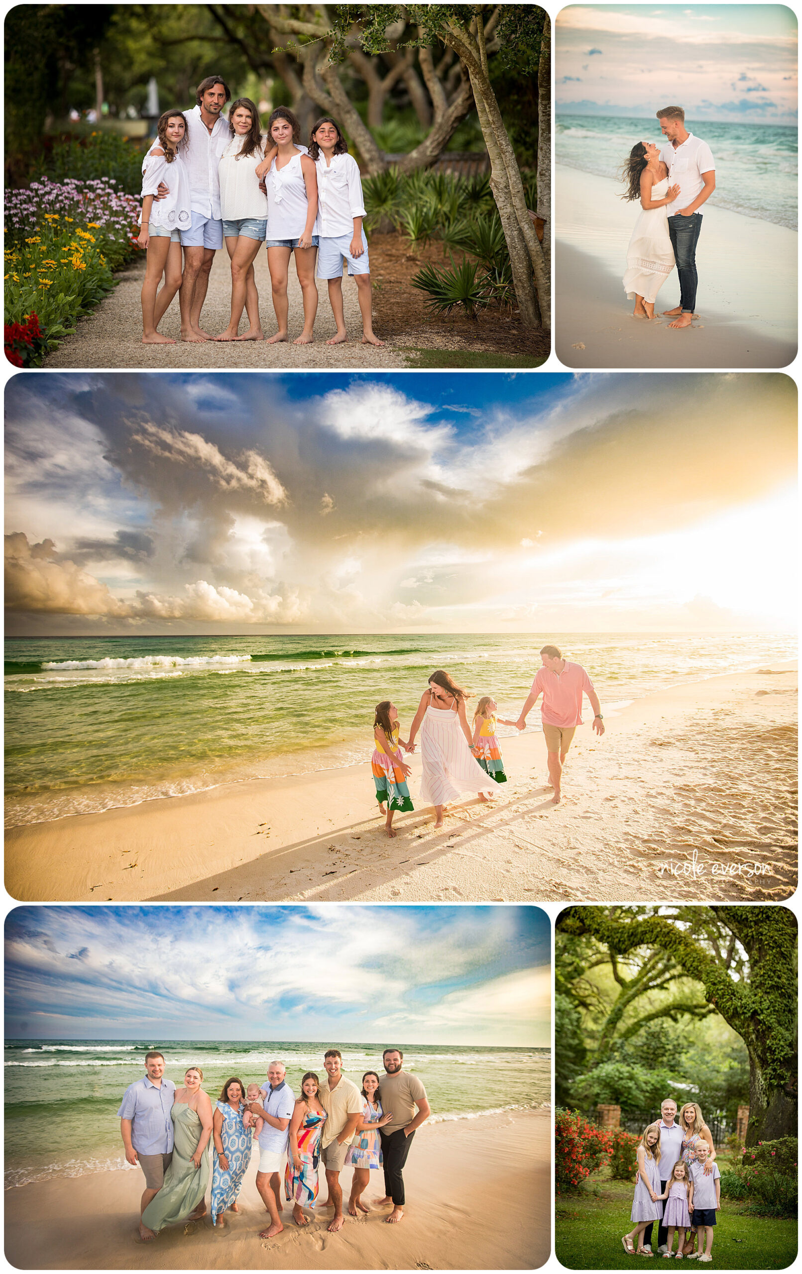 Seaside beach family photographer