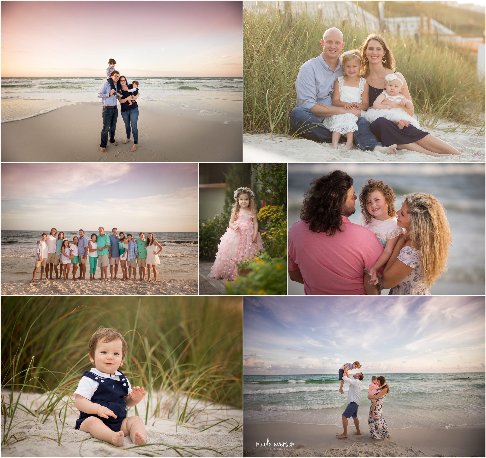 seaside beach family photographer Nicole Everson Photography