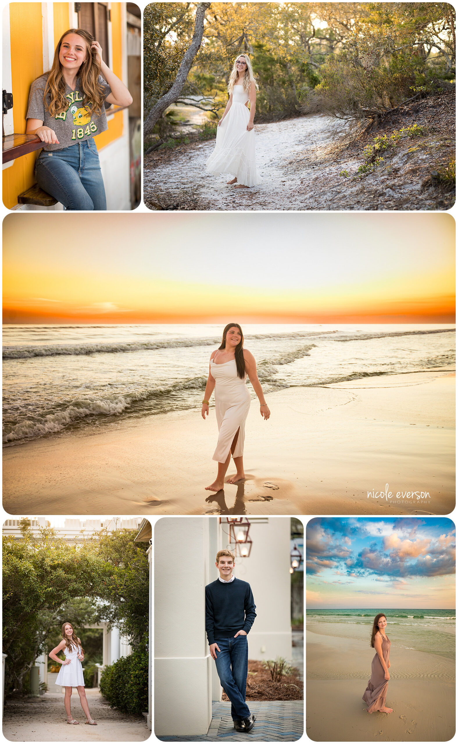 Seaside senior photographer