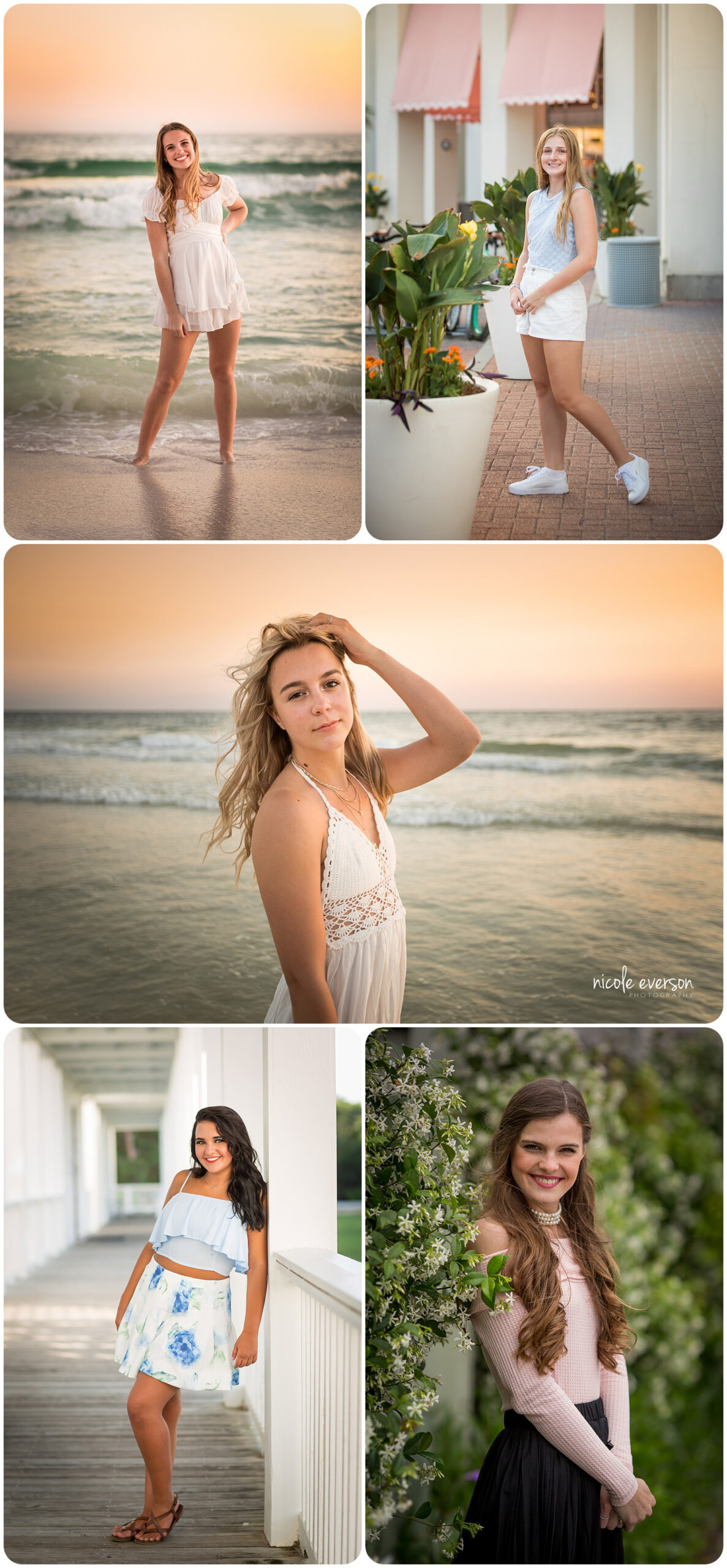 Seaside senior photographer