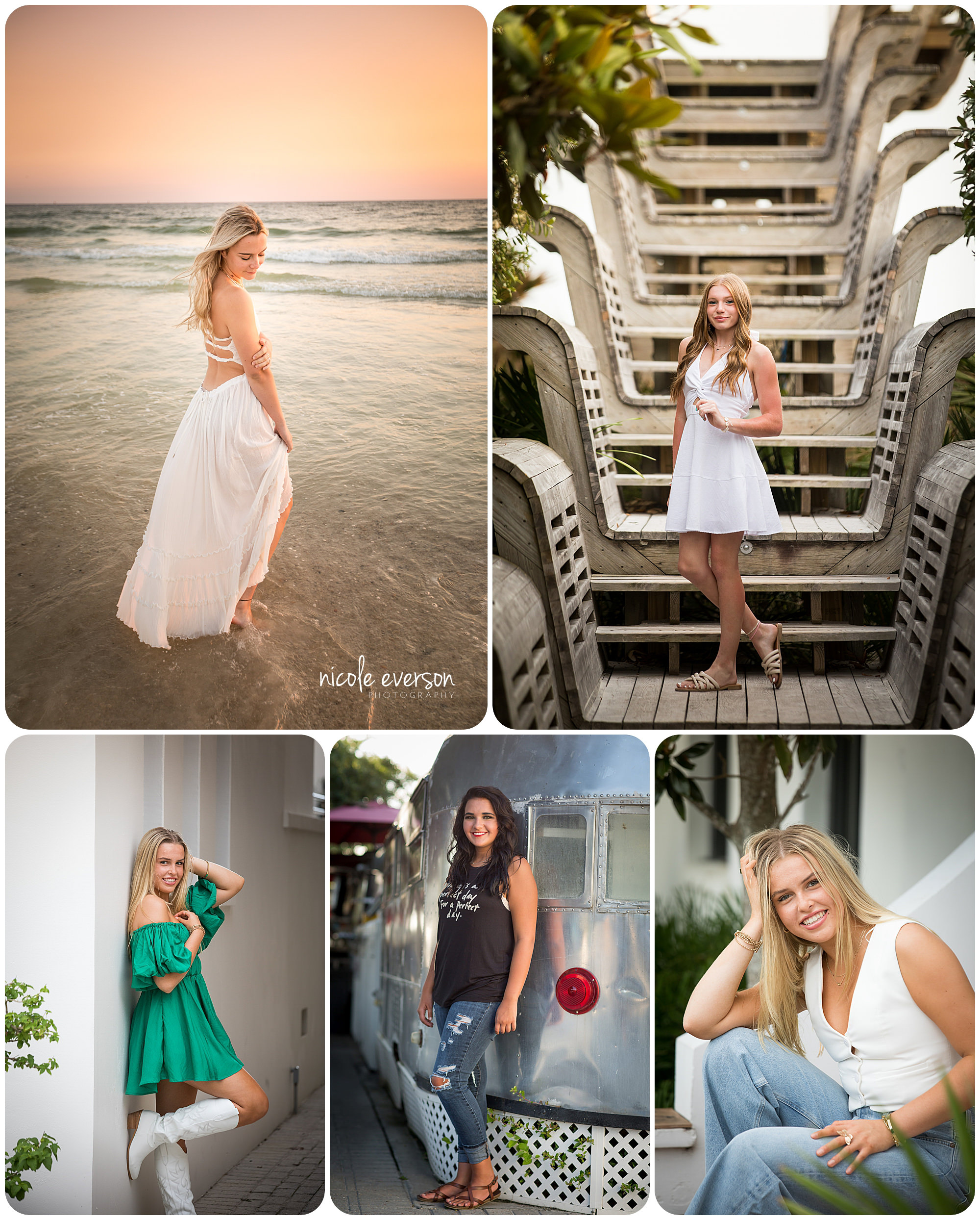 Seaside senior photographer