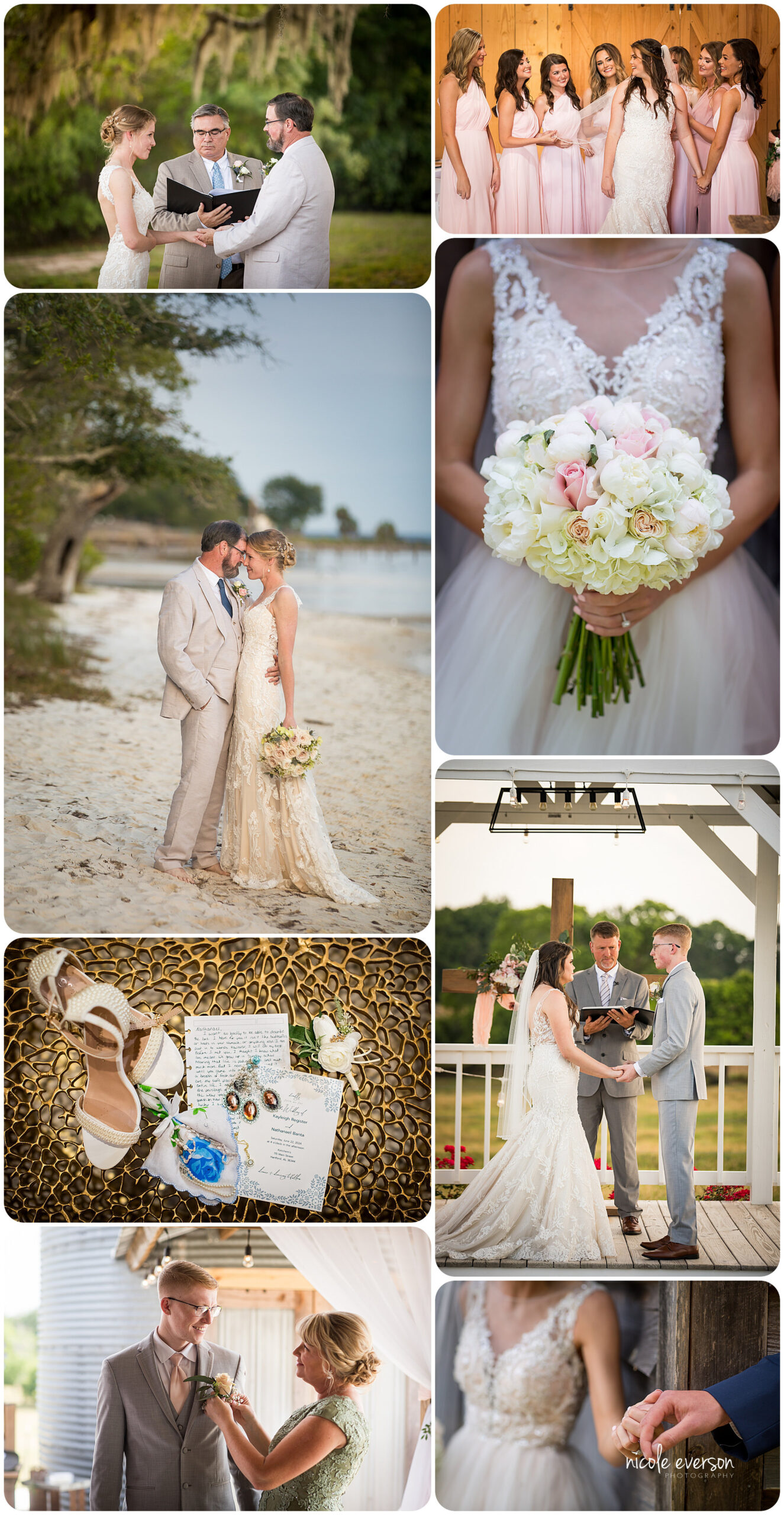 Seaside wedding photographer