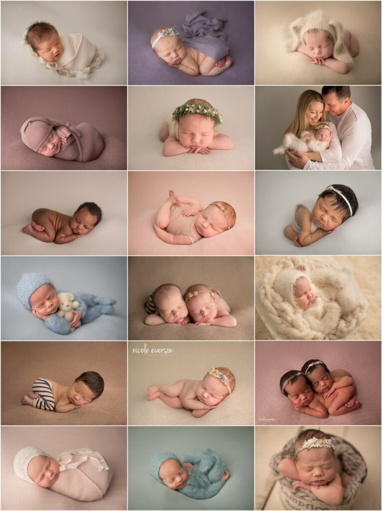 studio newborn photography