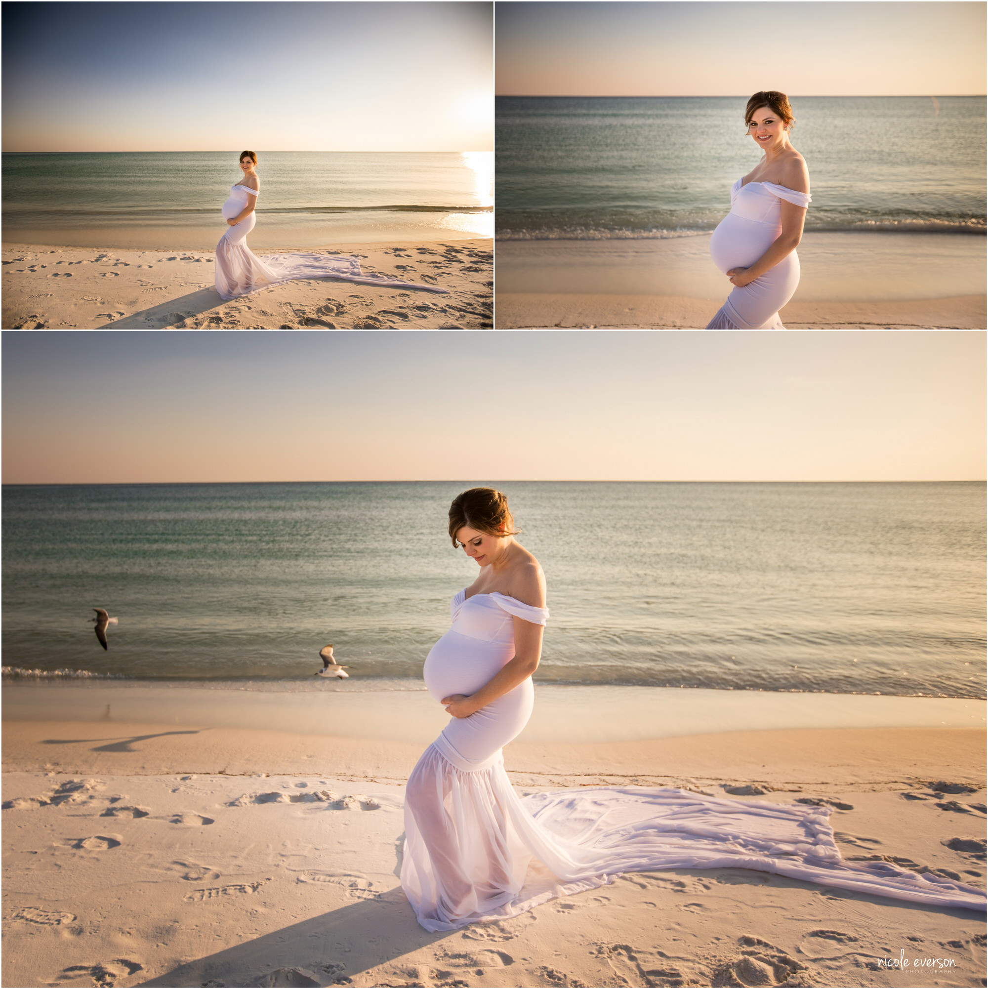 destin maternity beach photographer Nicole Everson Photography