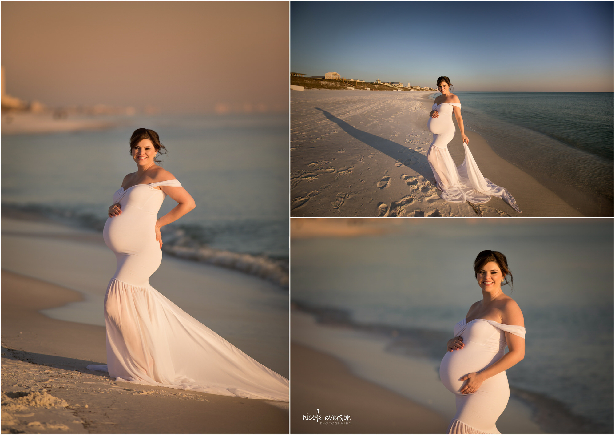 destin maternity beach photographer Nicole Everson Photography