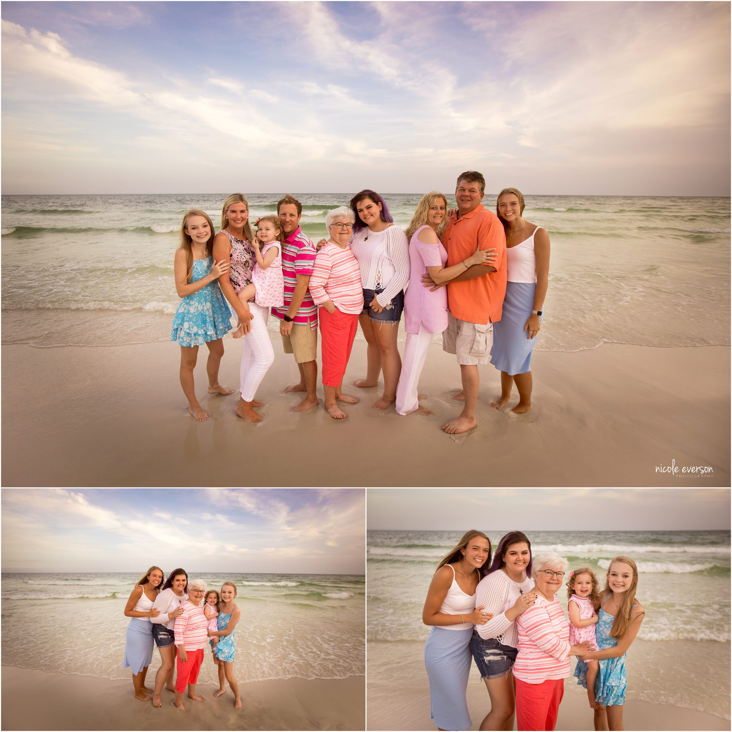 family beach photos destin