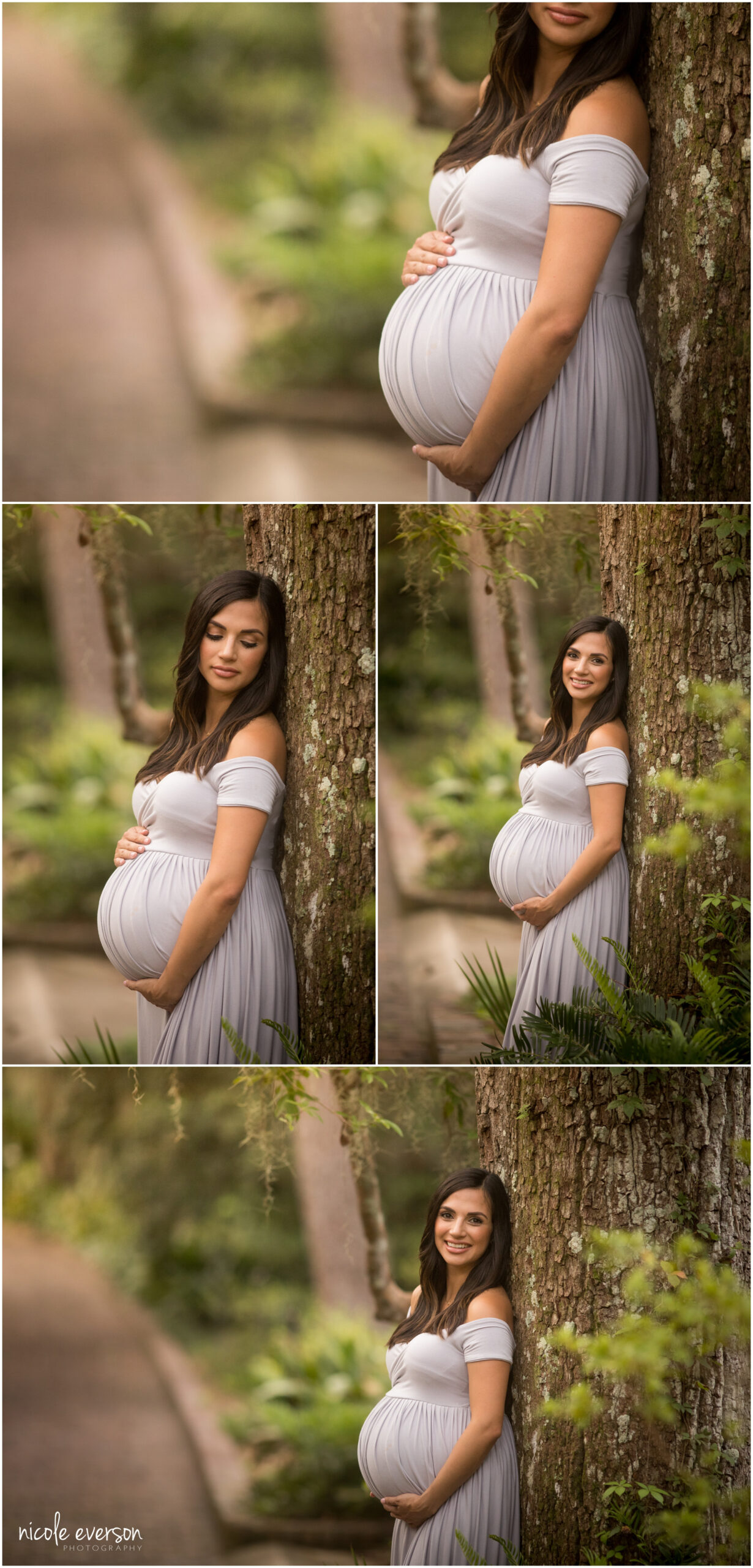 maternity photos at Mc Clay gardens by Nicole Everson Photography