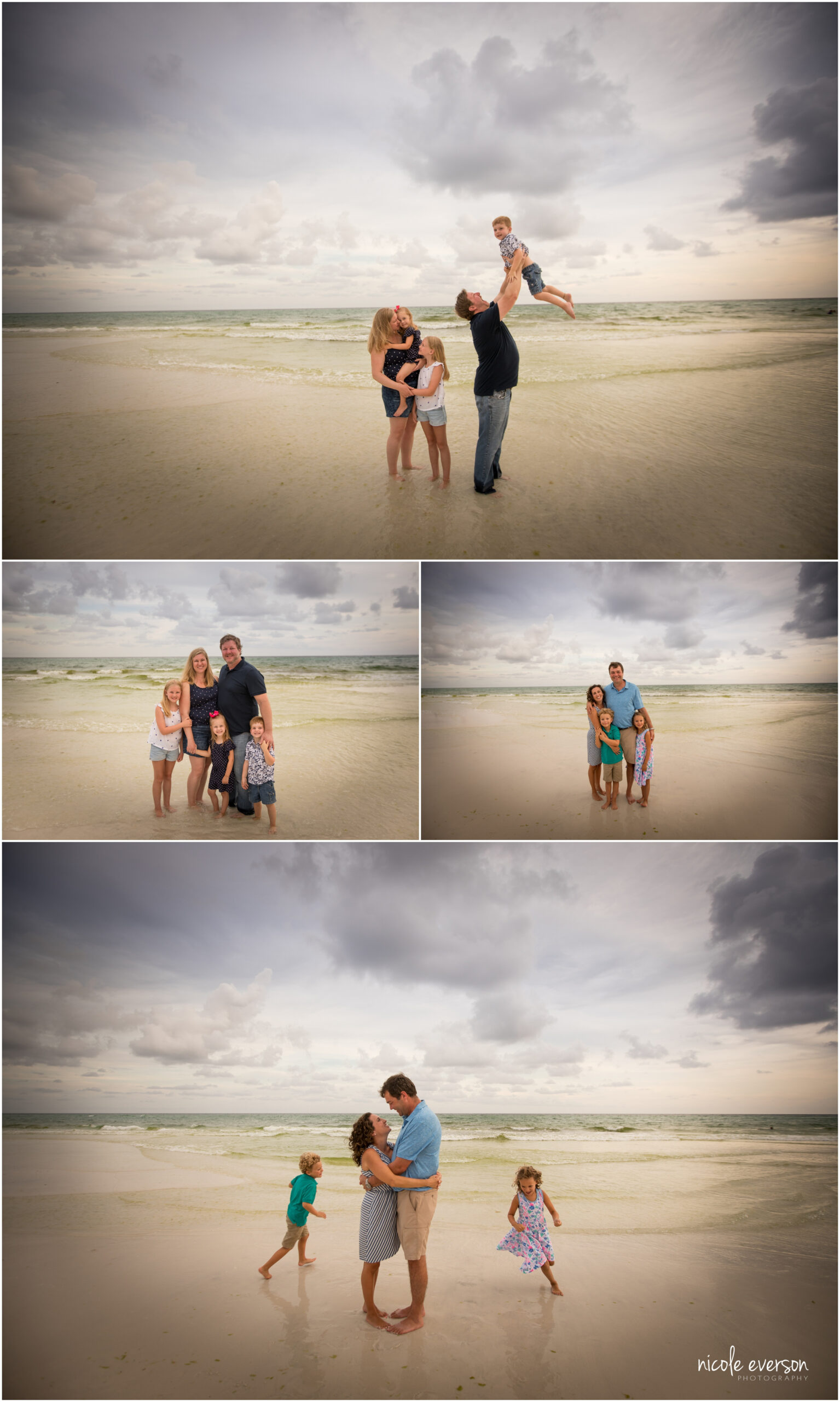 large family beach photographer seaside