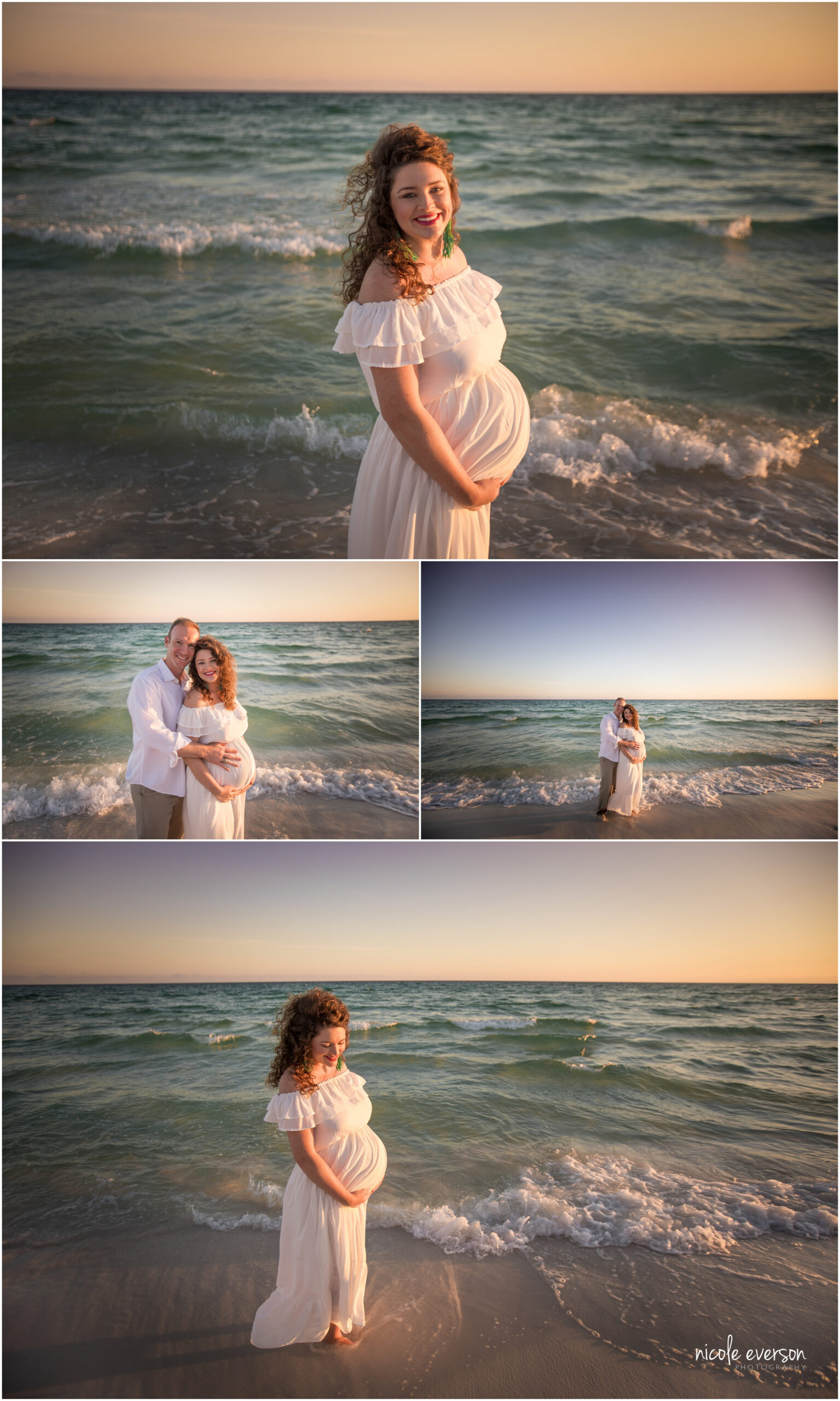 beach maternity photographer Nicole Everson Photography