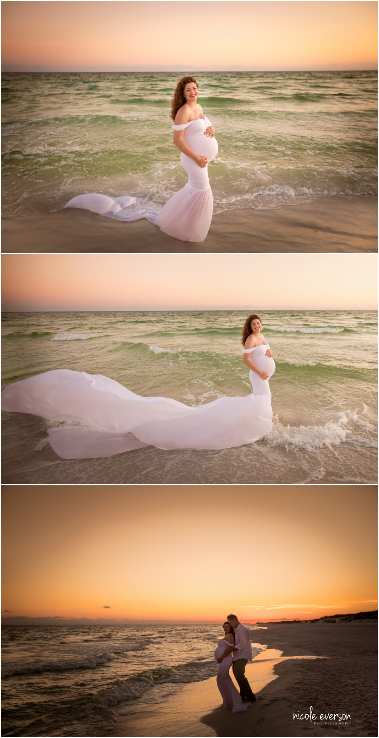 florida beach maternity photographer Nicole Everson Photography