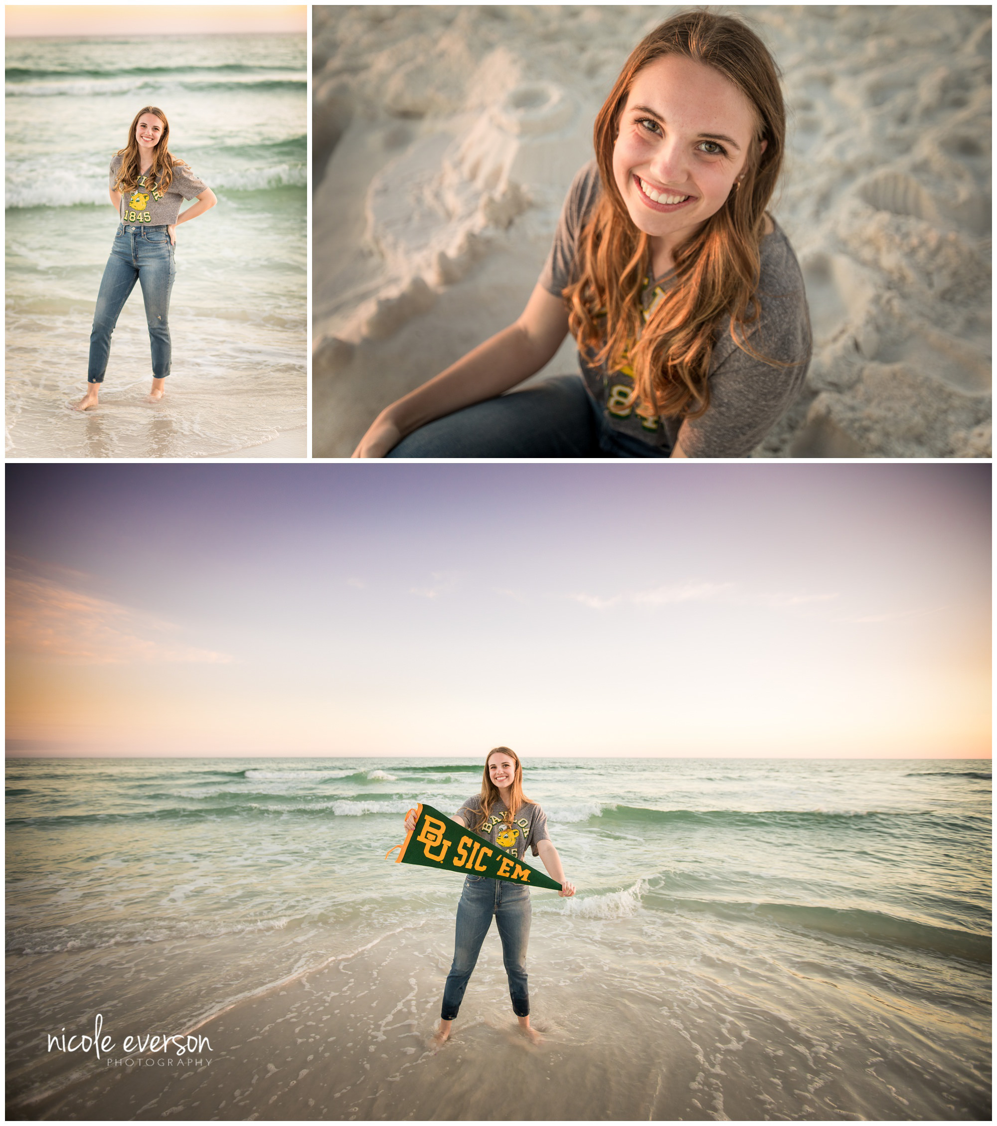 senior beach photos