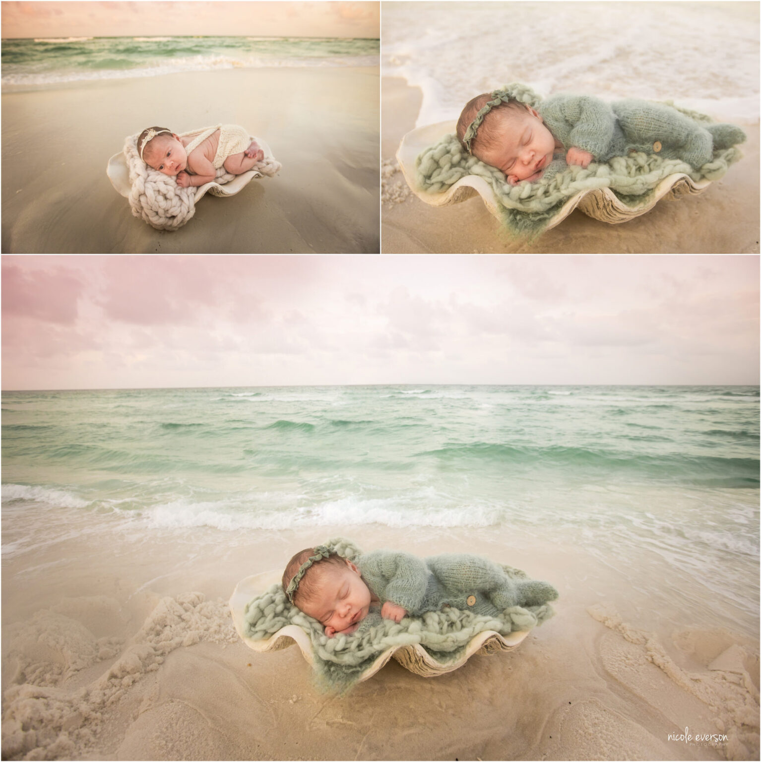 newborn beach photos | Santa Rosa Beach