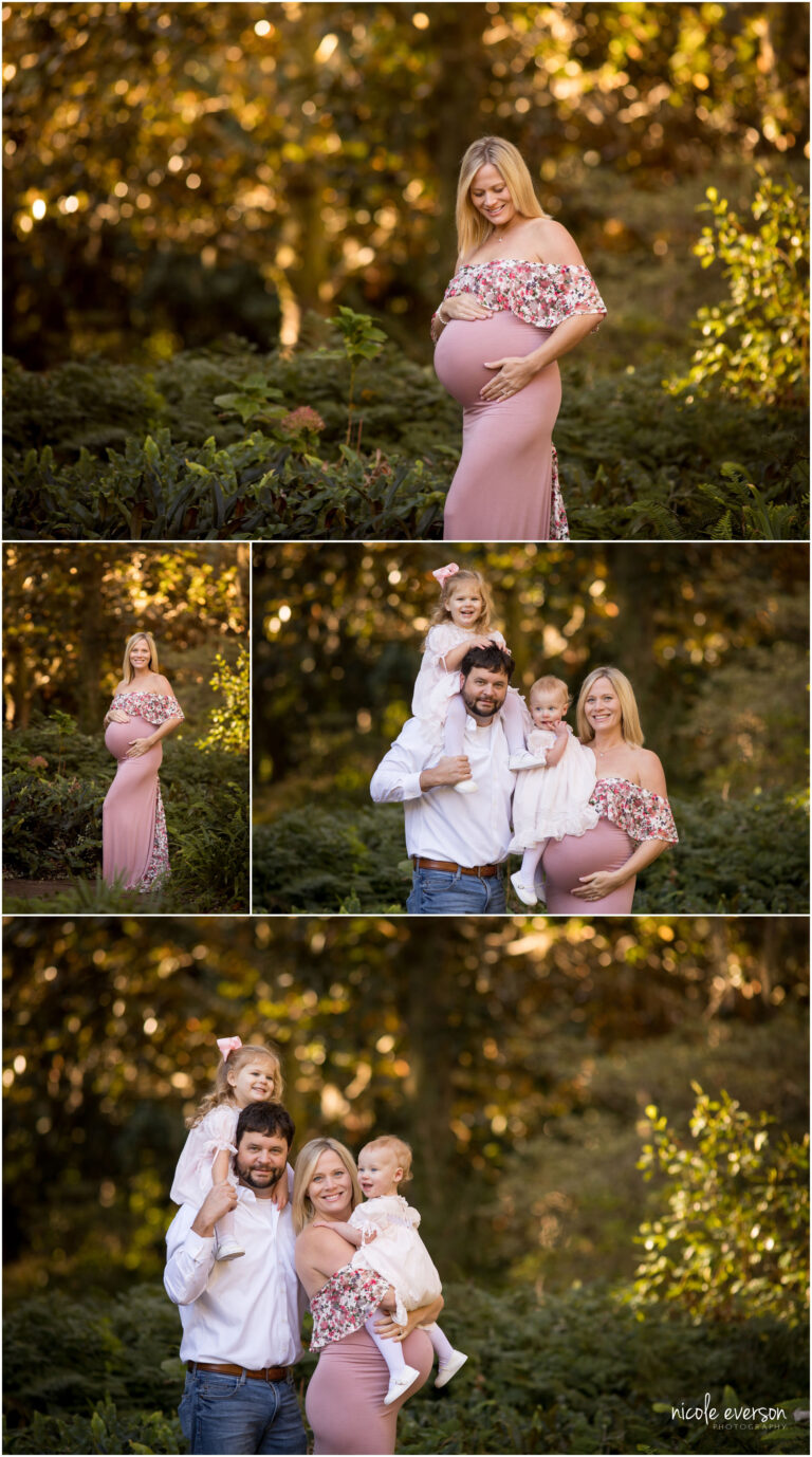 Eden Gardens maternity family photographer