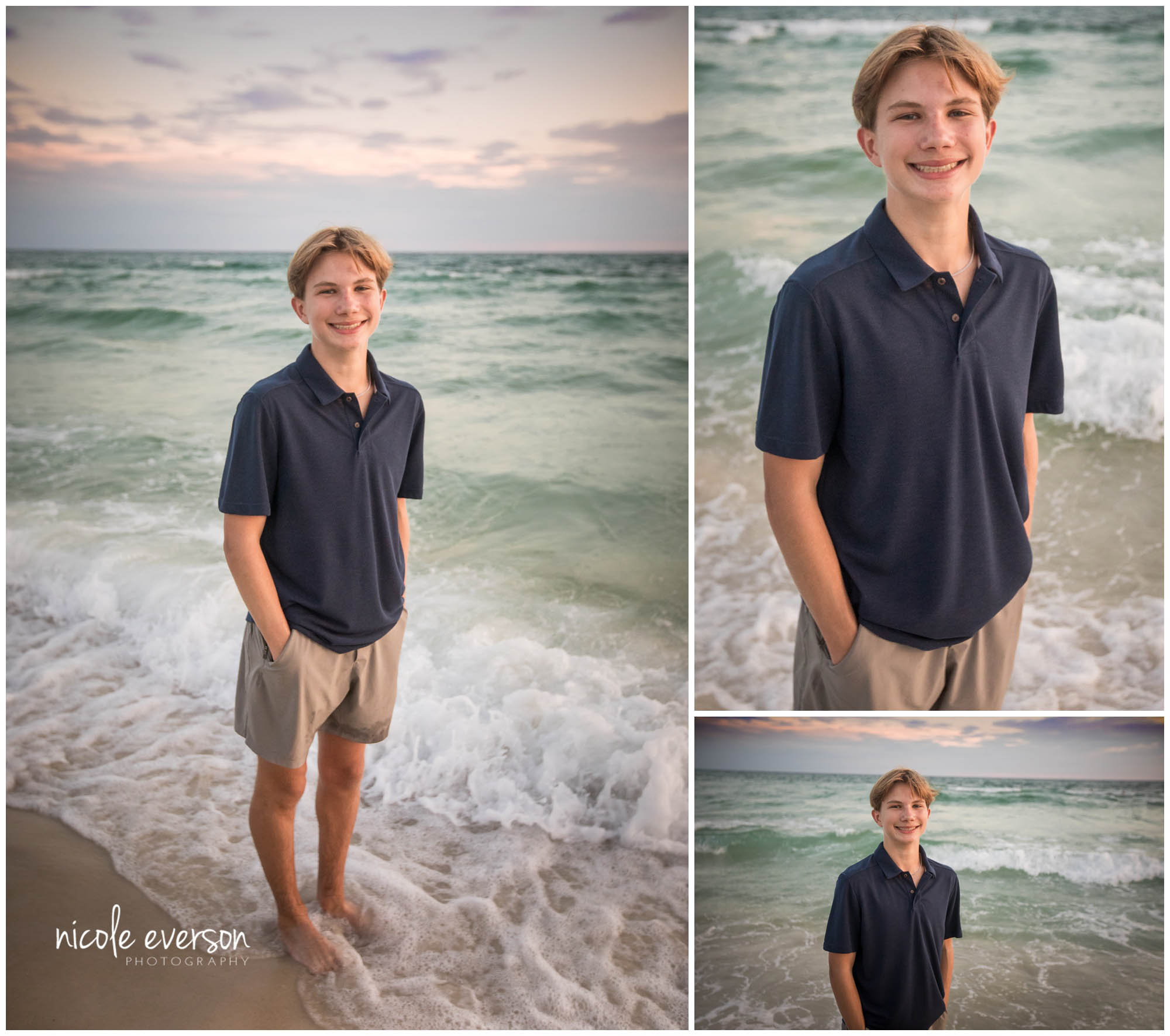 senior beach photography