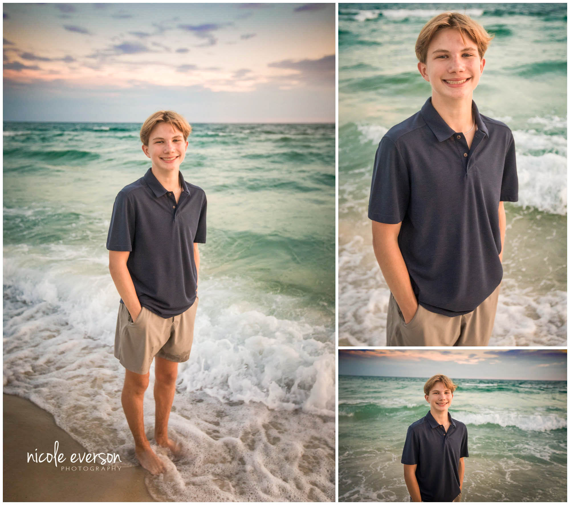 senior beach photography