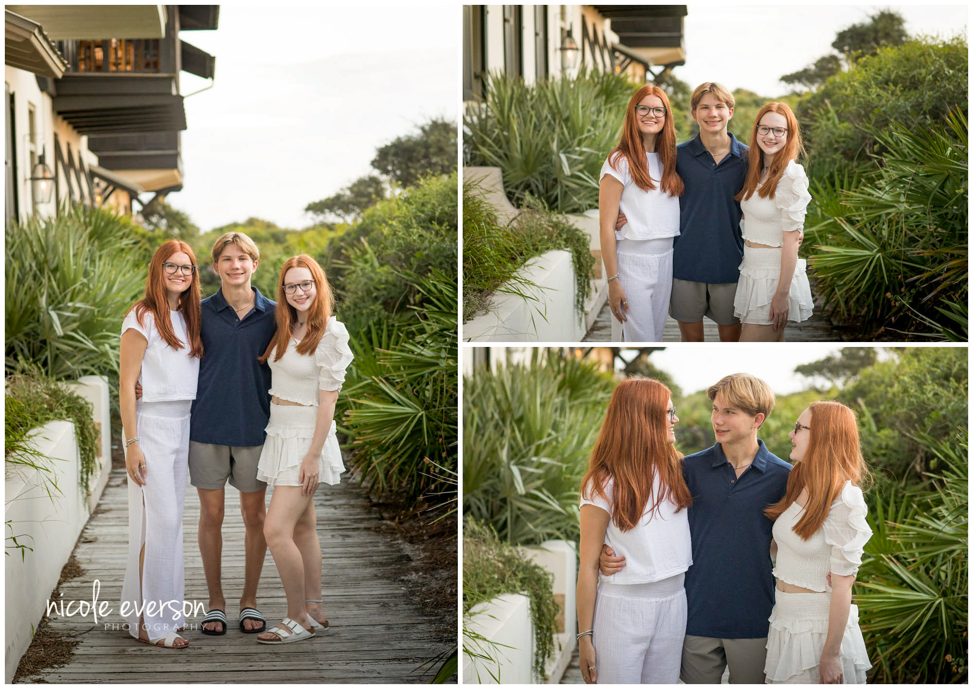 Downtown Rosemary beach family photography