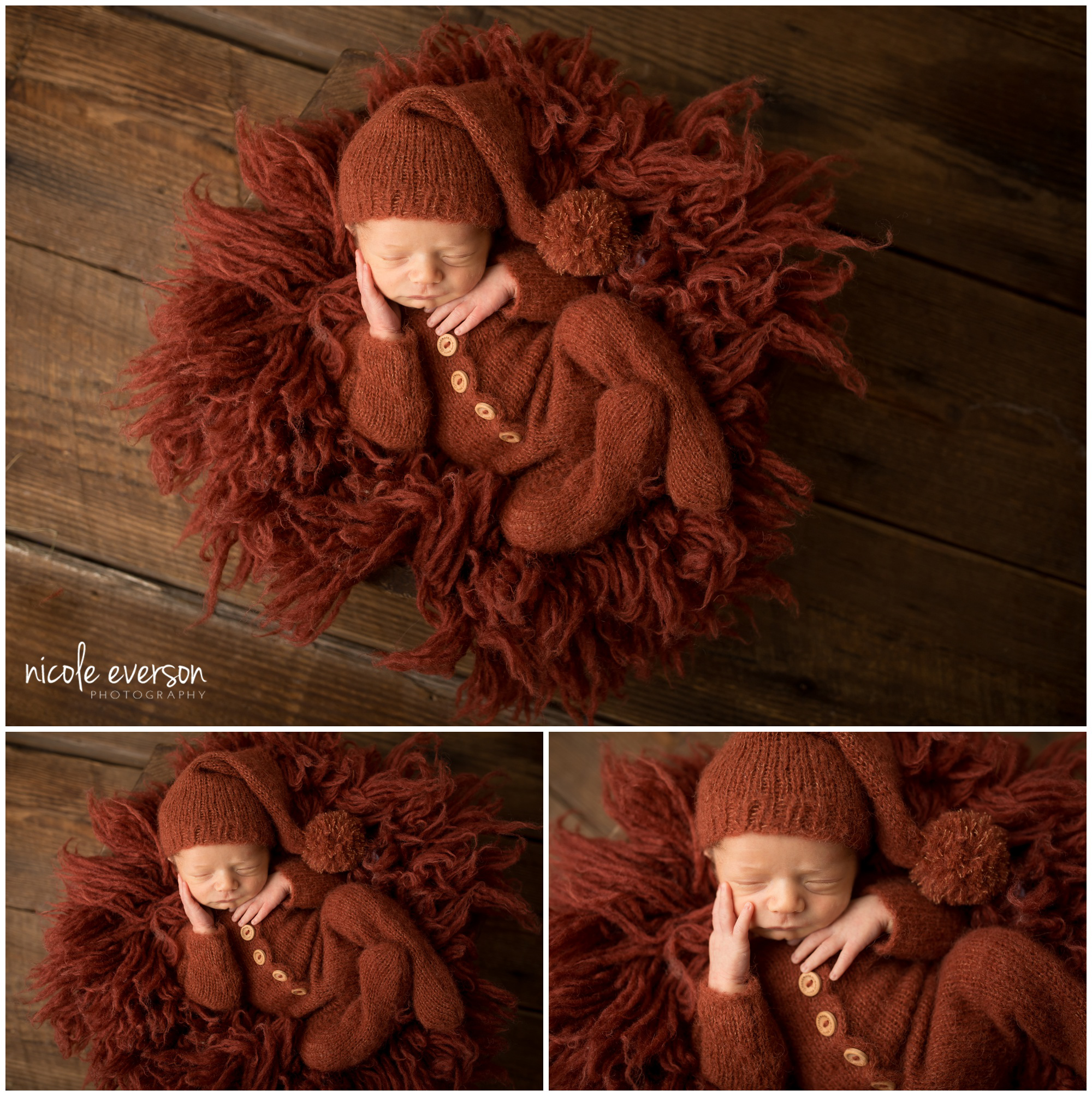 fall newborn photography setups