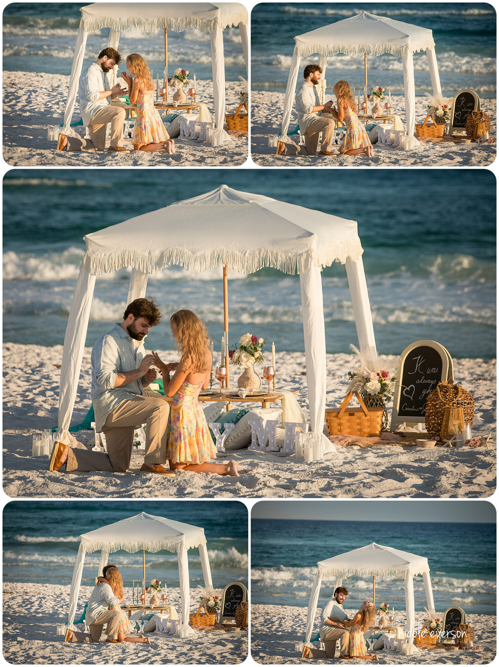 Destin surprise proposal photographer