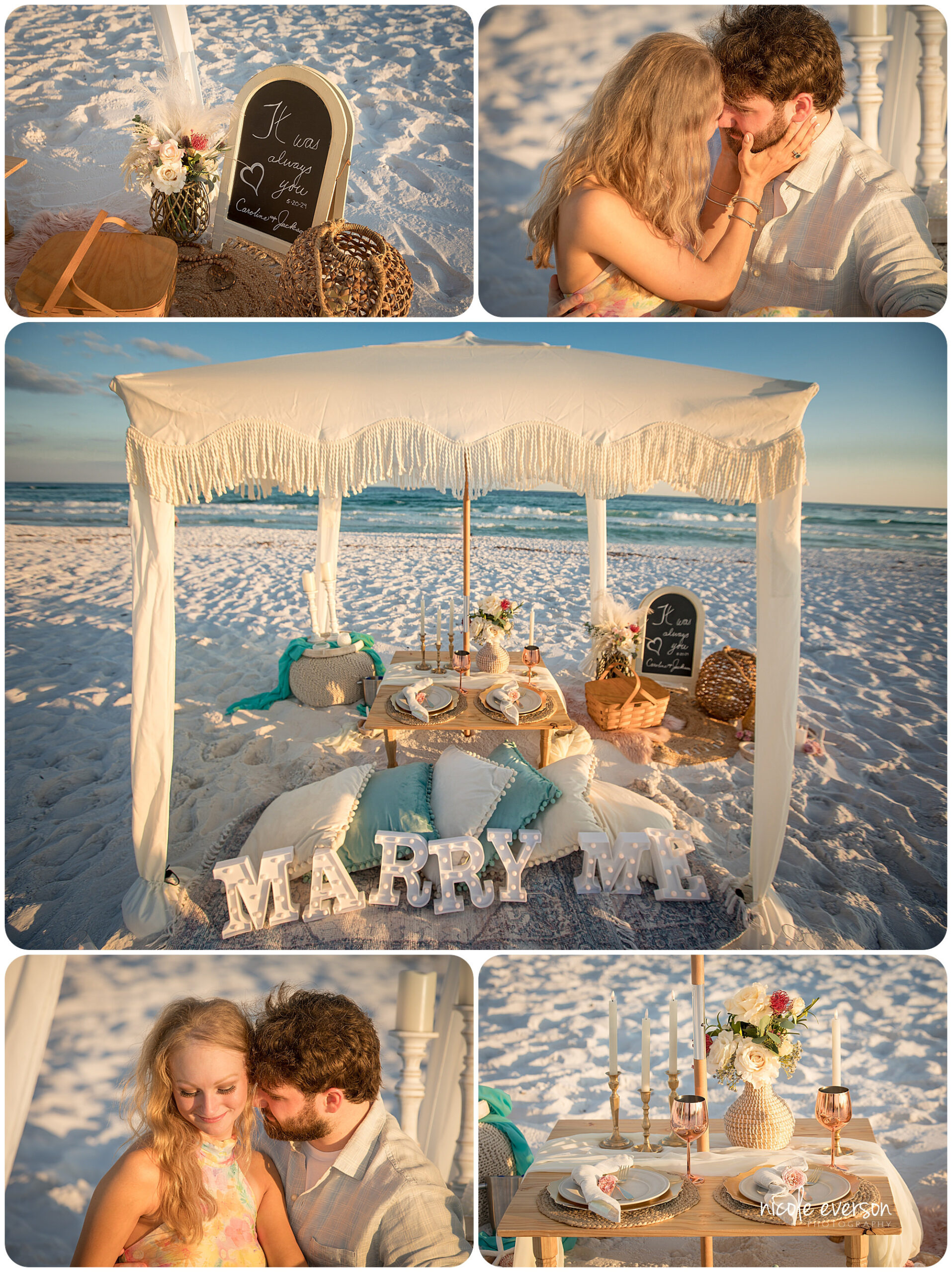 Destin surprise proposal photographer