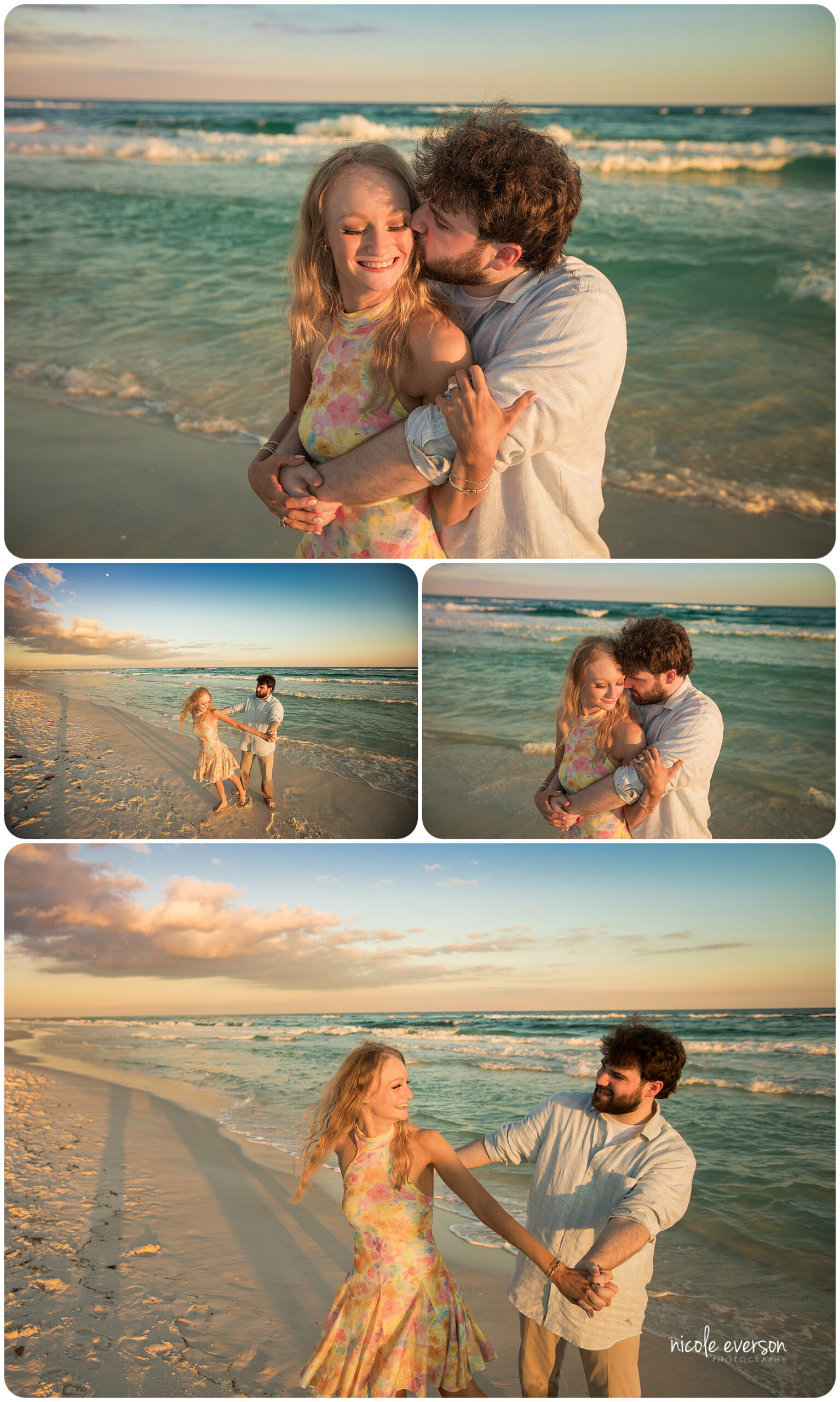 Henderson Beach Surprise proposal photographer