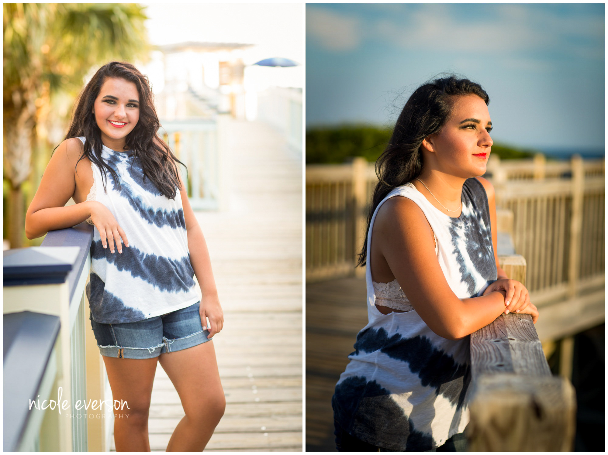 beach senior photos