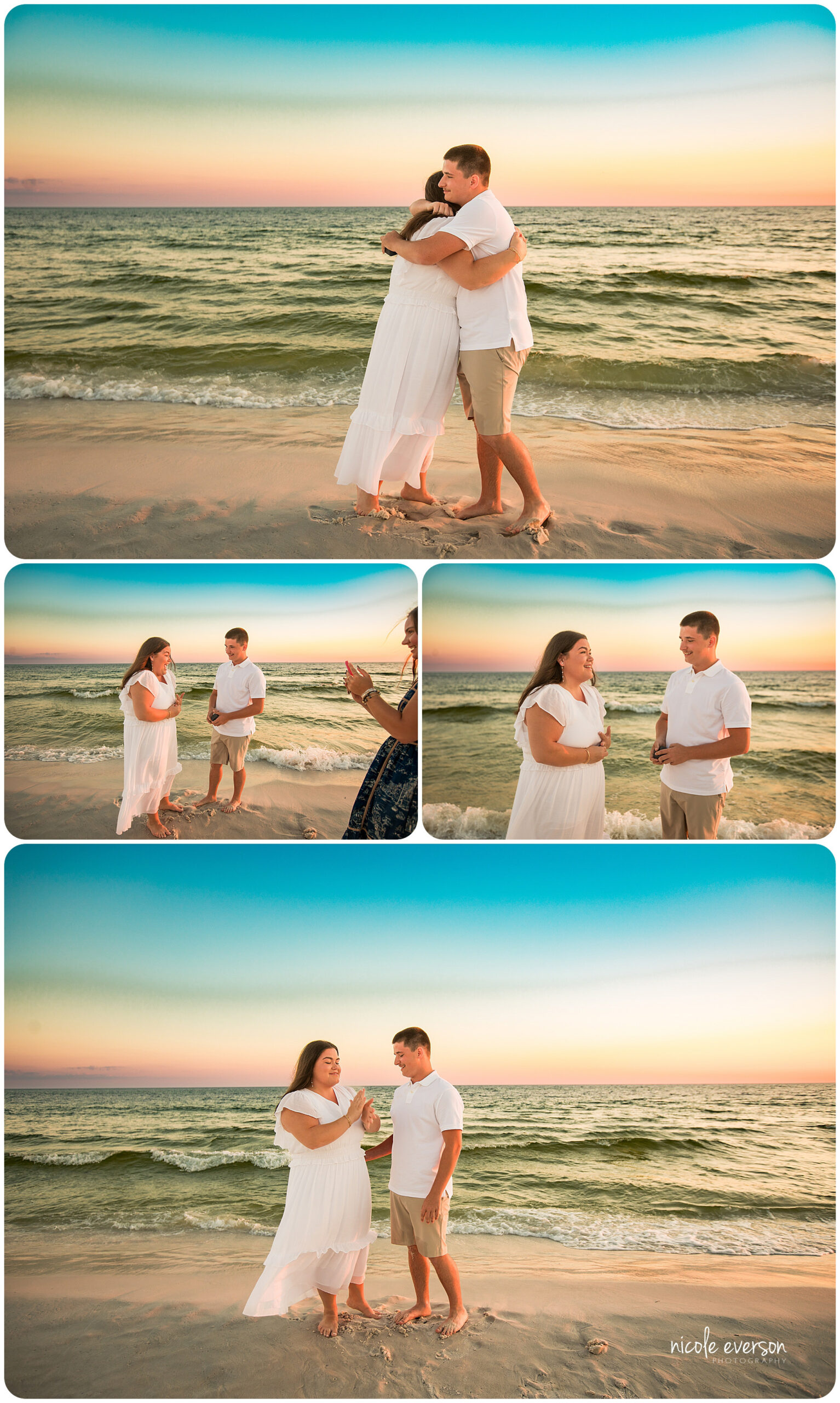 surprise beach proposal