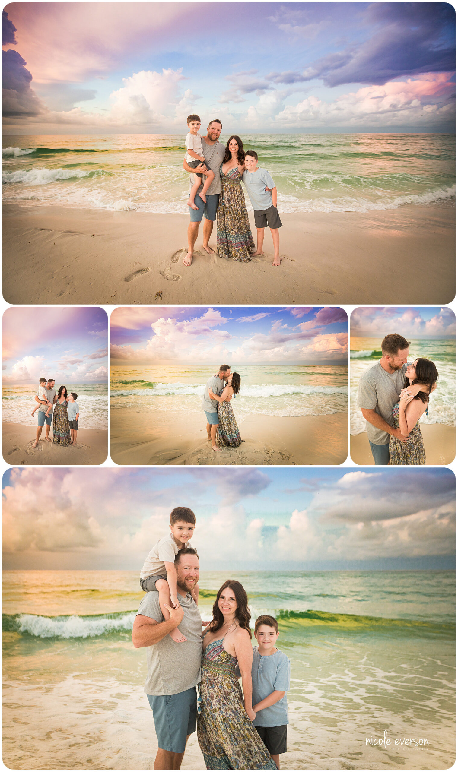 family beach photos