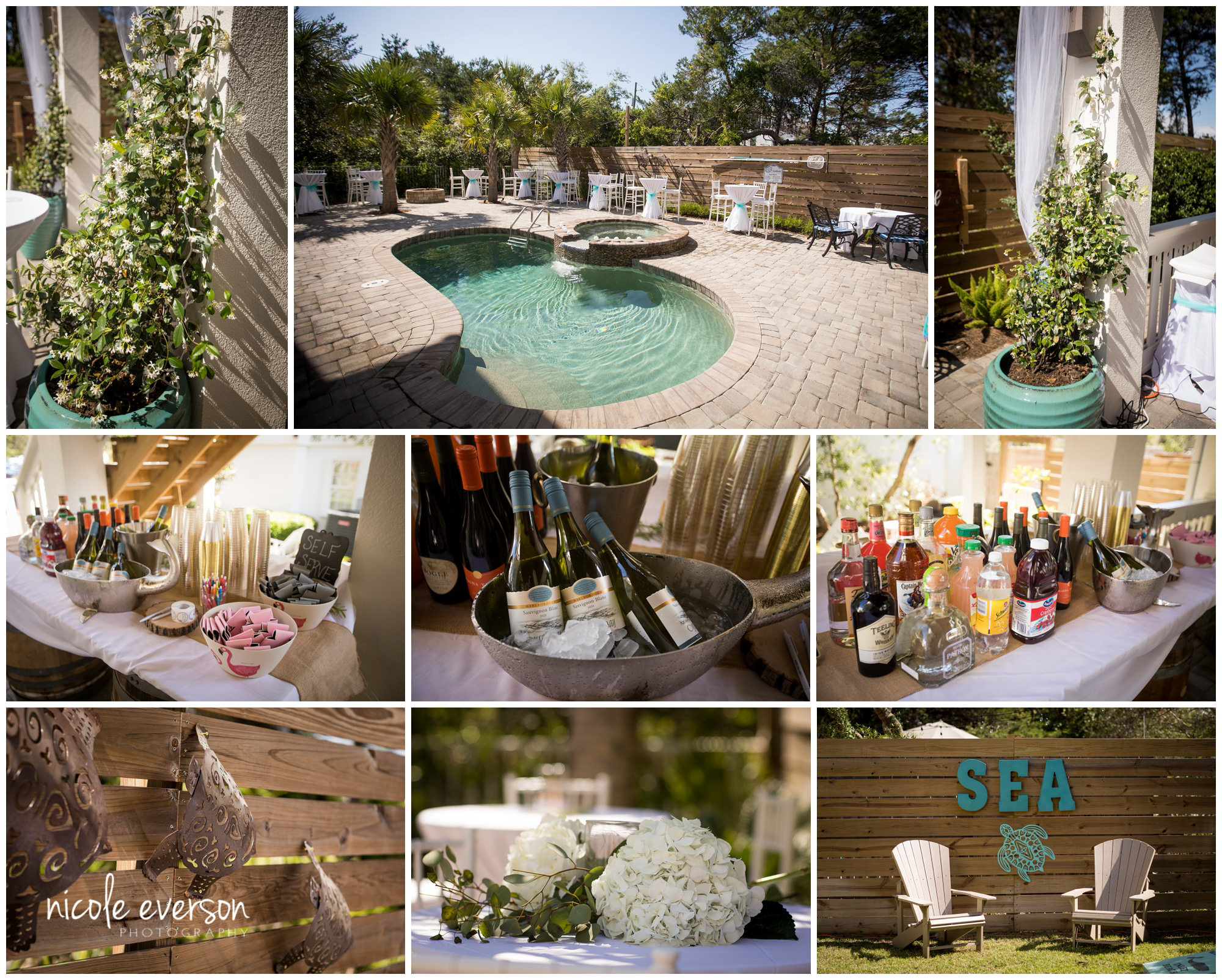 backyard beach wedding photographer