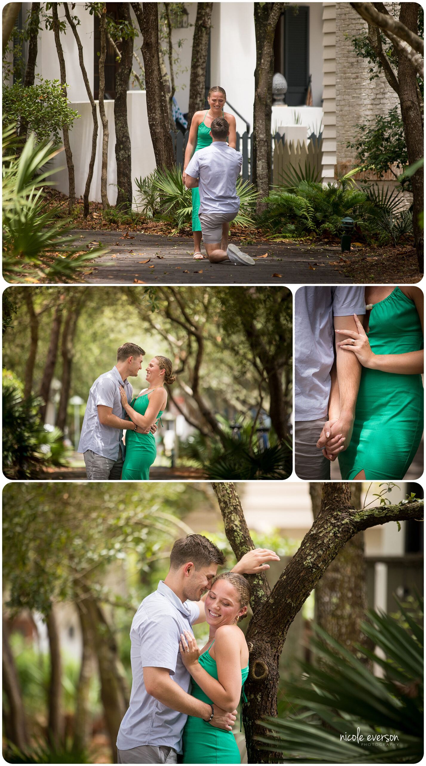 Rosemary beach surprise proposal photographer