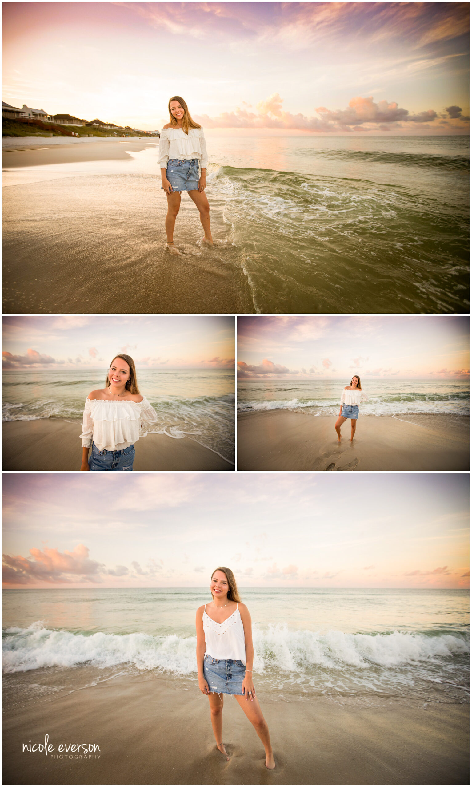 senior beach photos