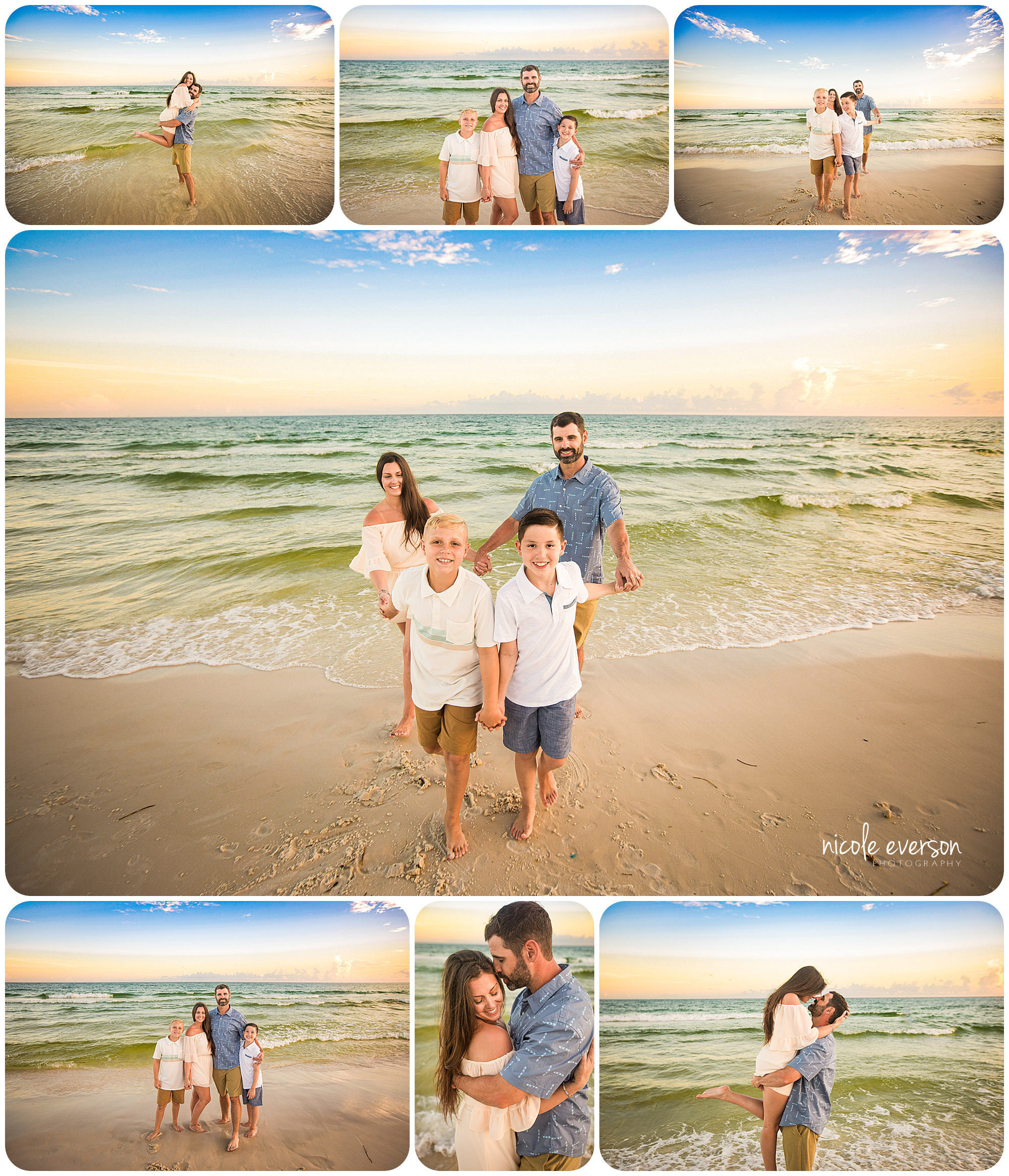 Seaside family photographer