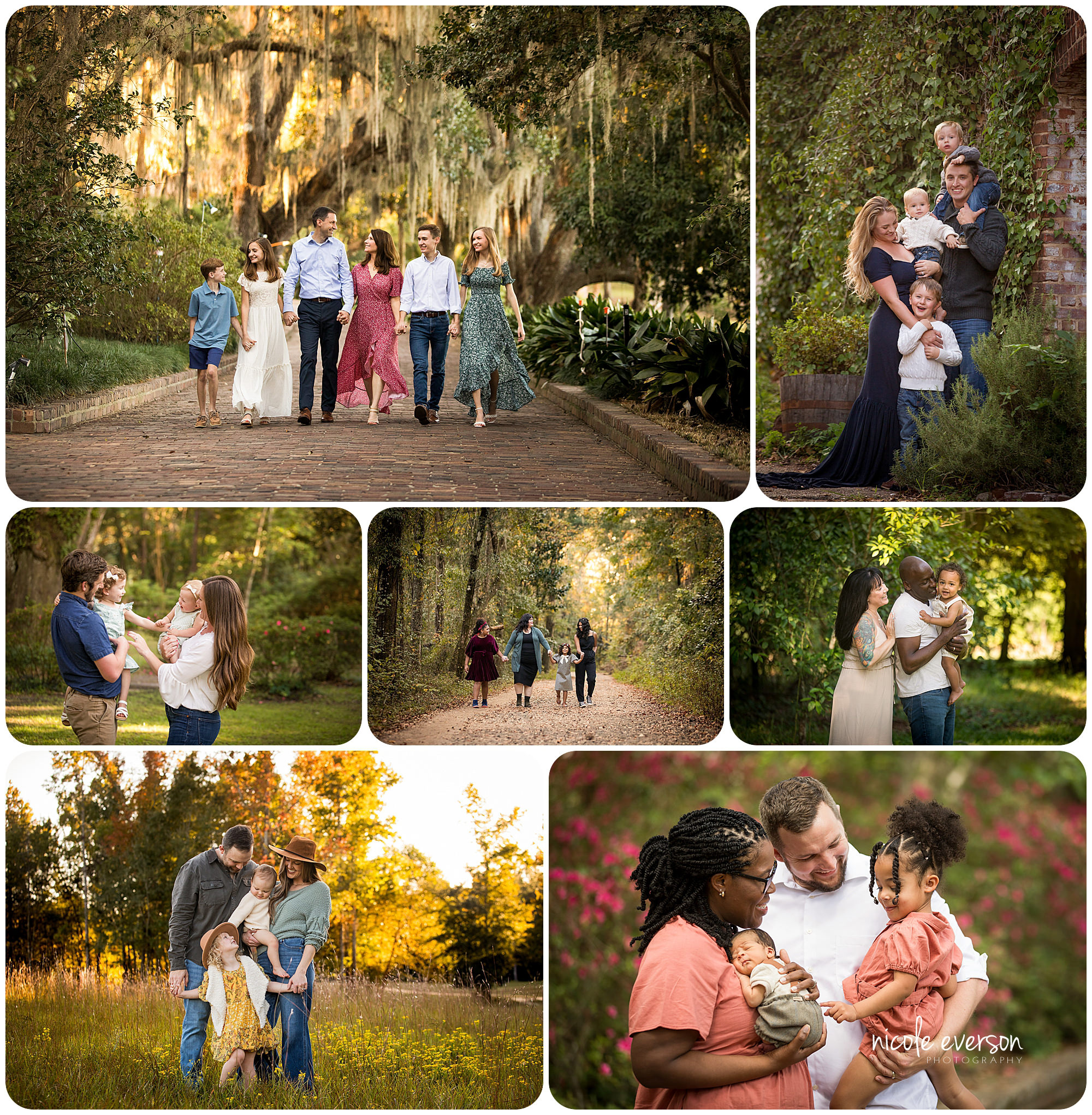 Family photographer McClay Gardens