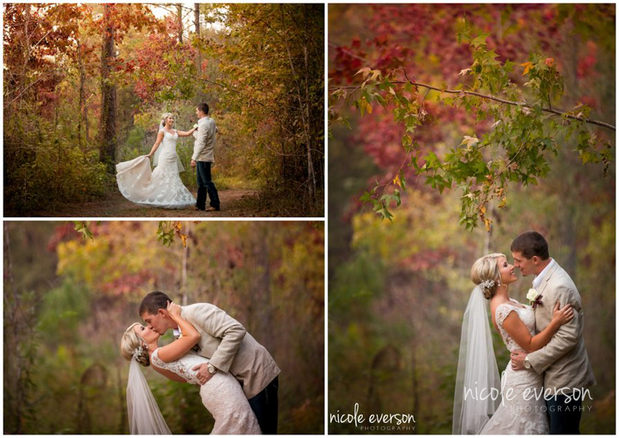 Fall wedding photographer