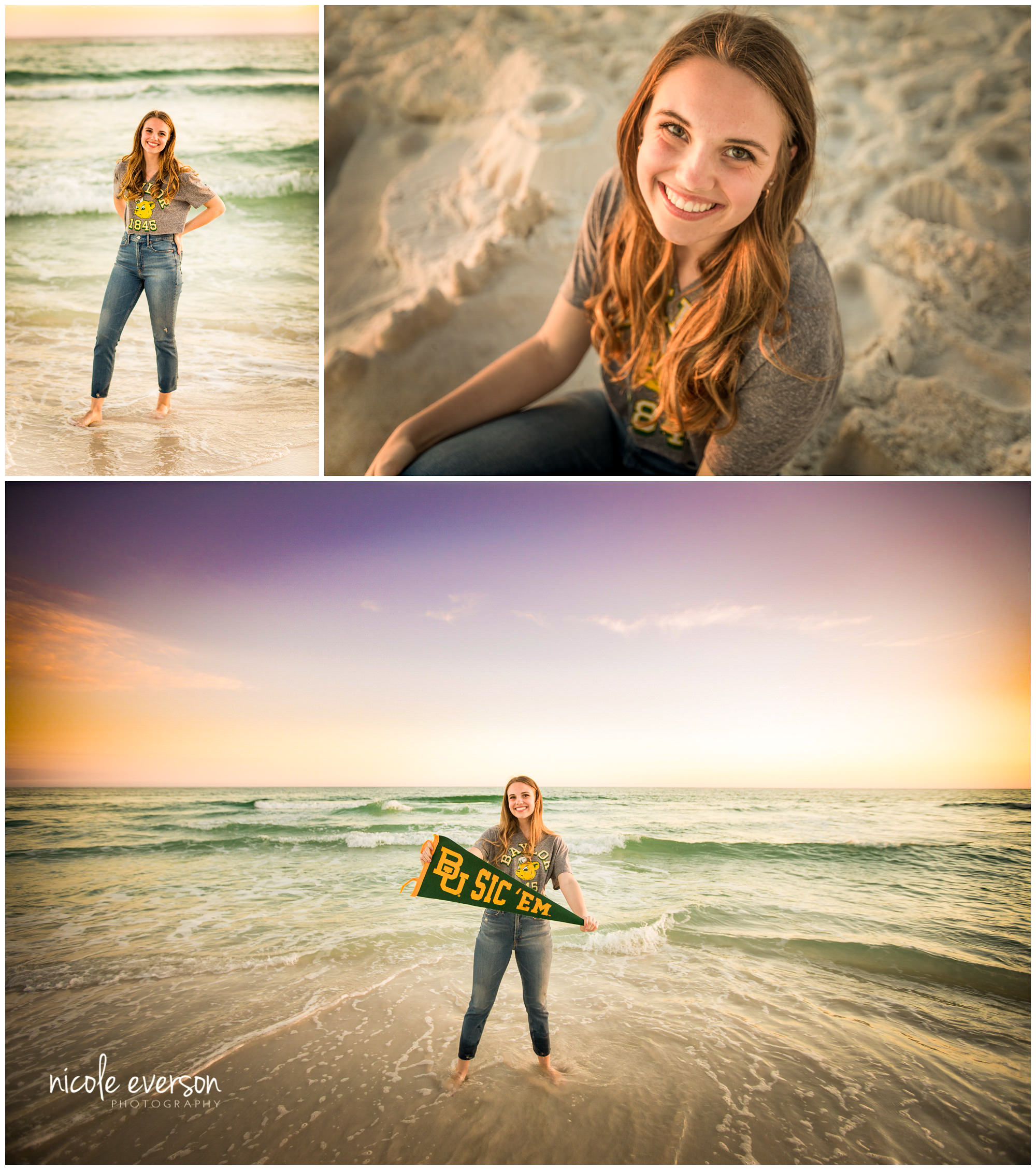 senior beach photos