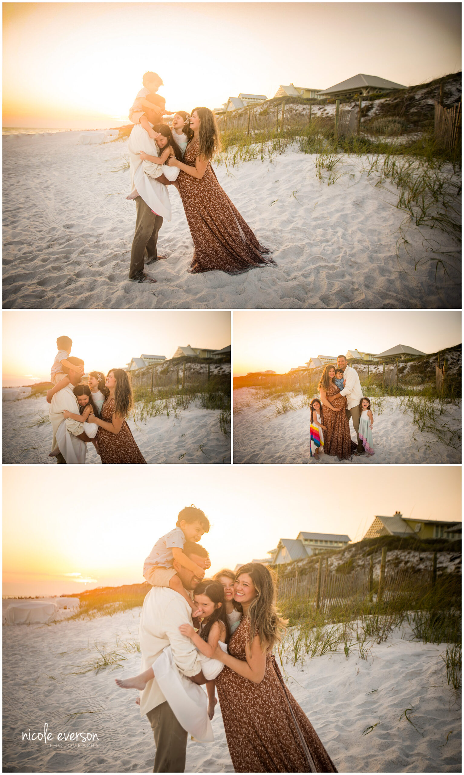 Beach maternity photos