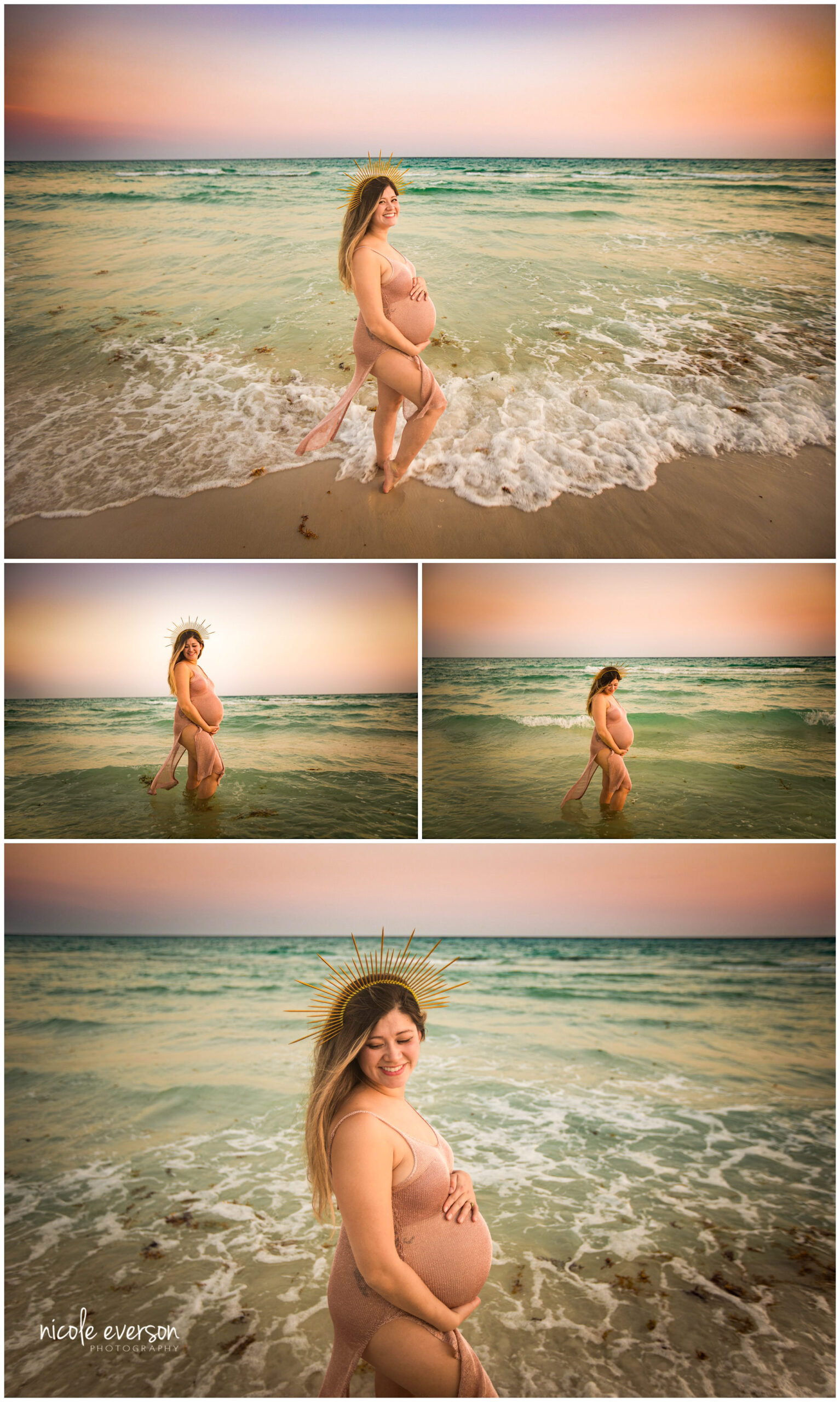 Watercolor maternity photographer