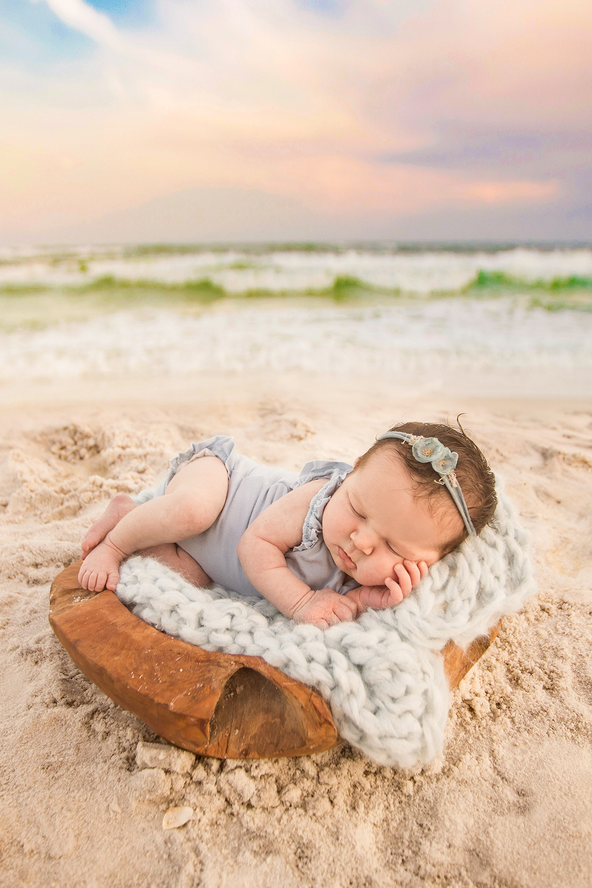 Destin beach newborn photographer