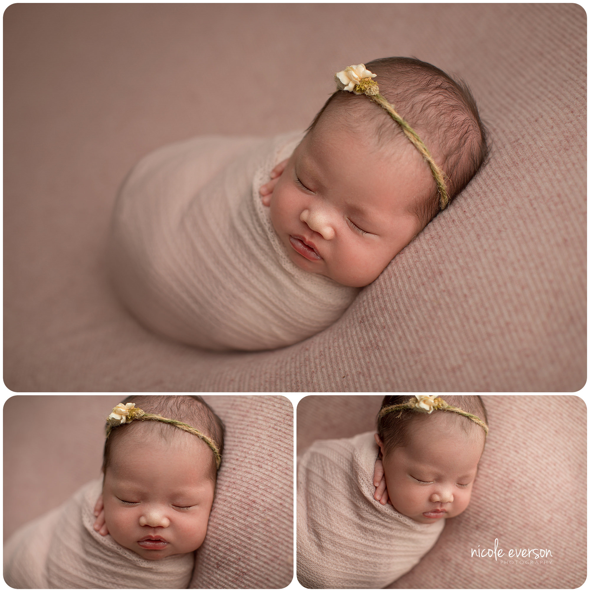 pink newborn photos