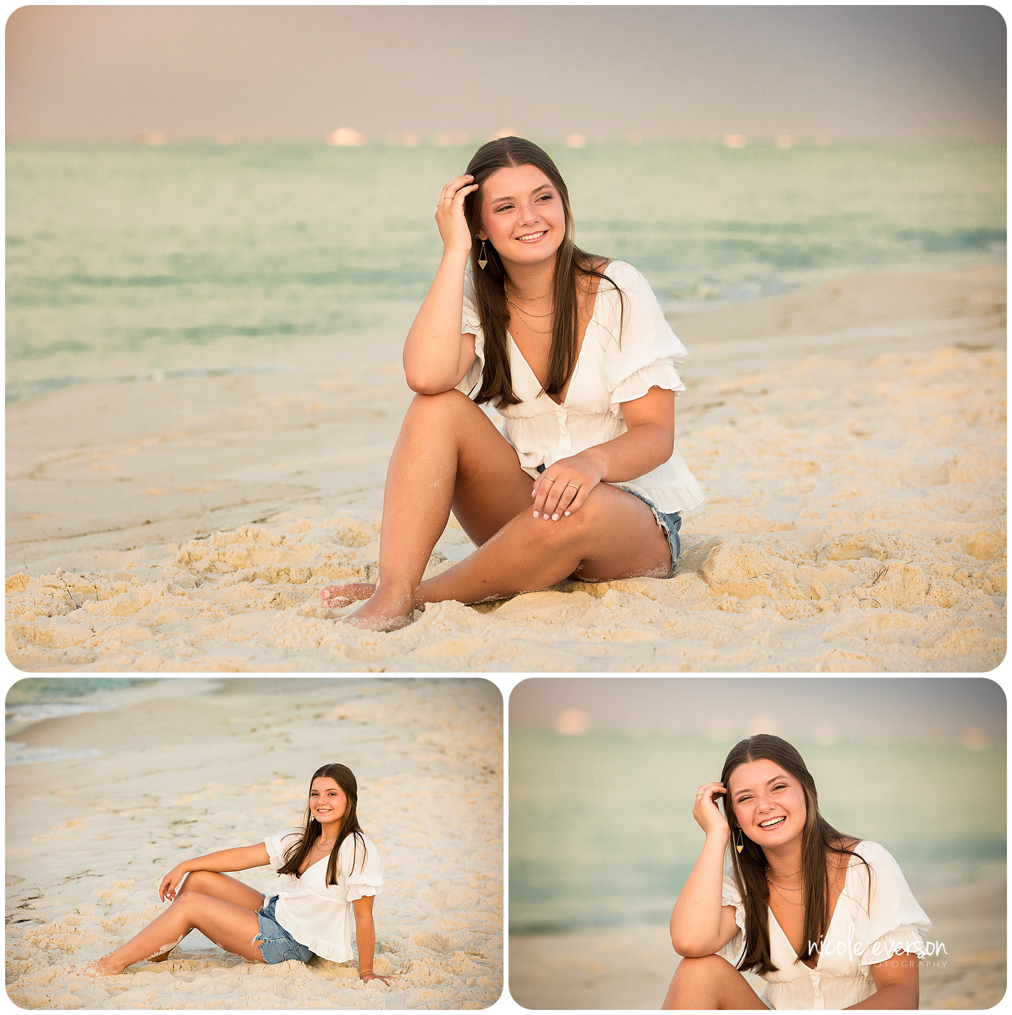 beach senior photos