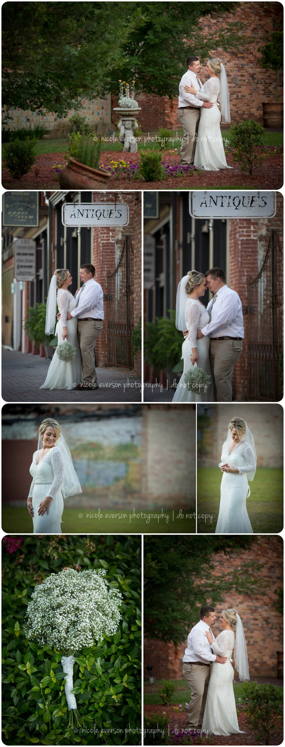 downtown Dothan wedding photographer