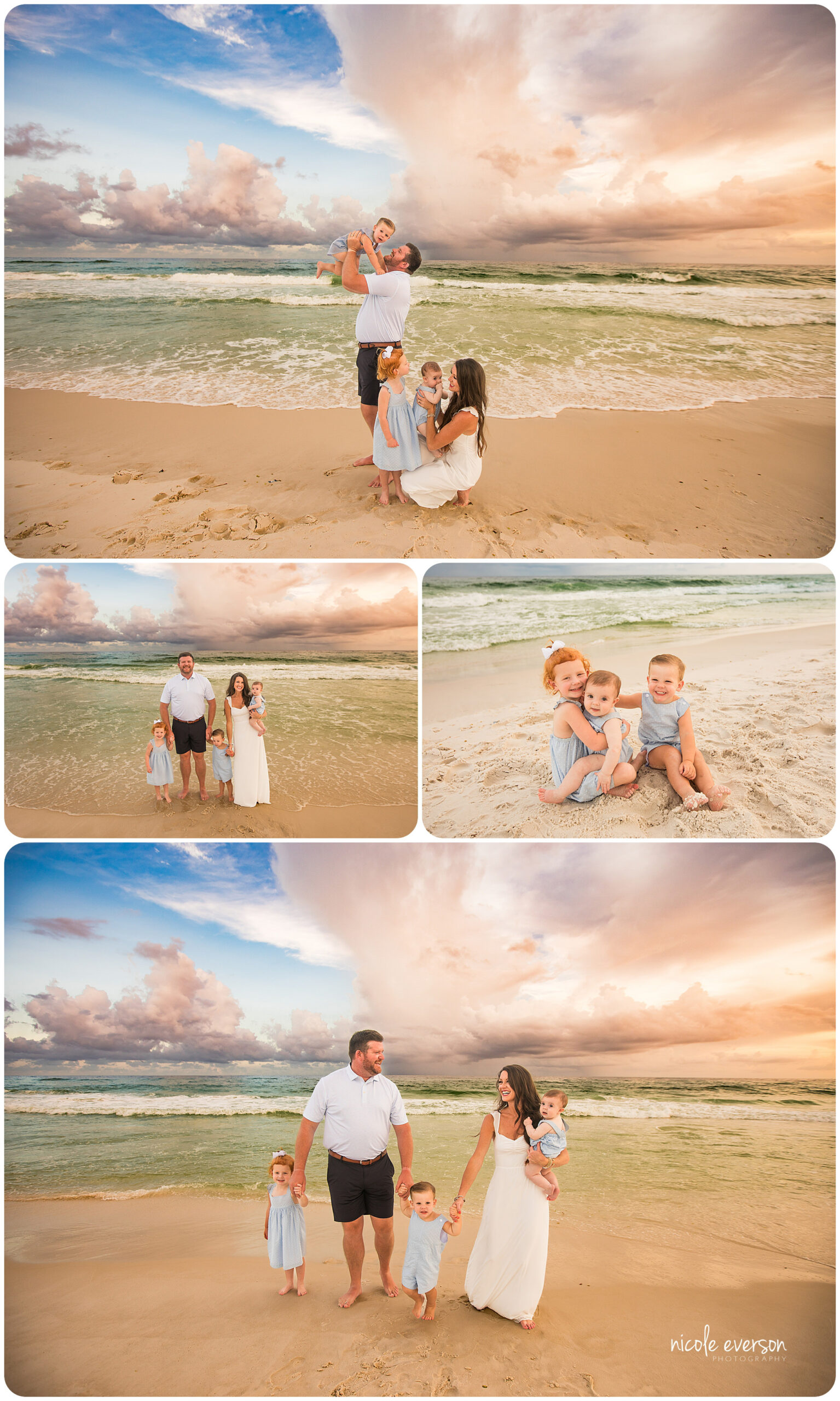 beach family photography