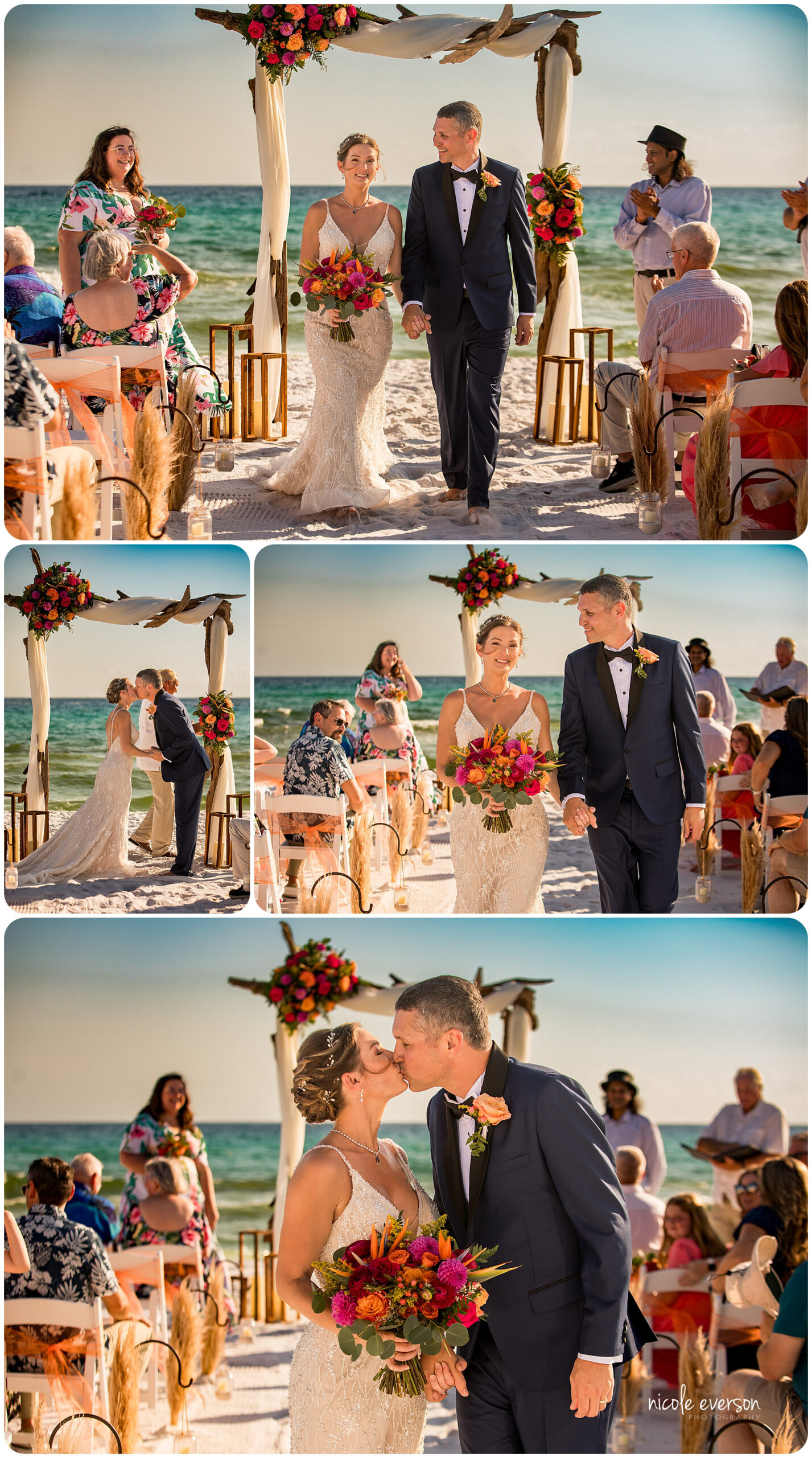 Destin beach wedding